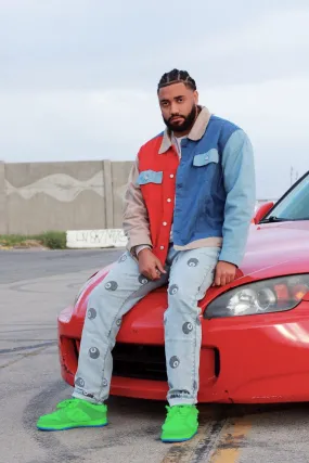8 Ball Straight Jeans - Light Wash