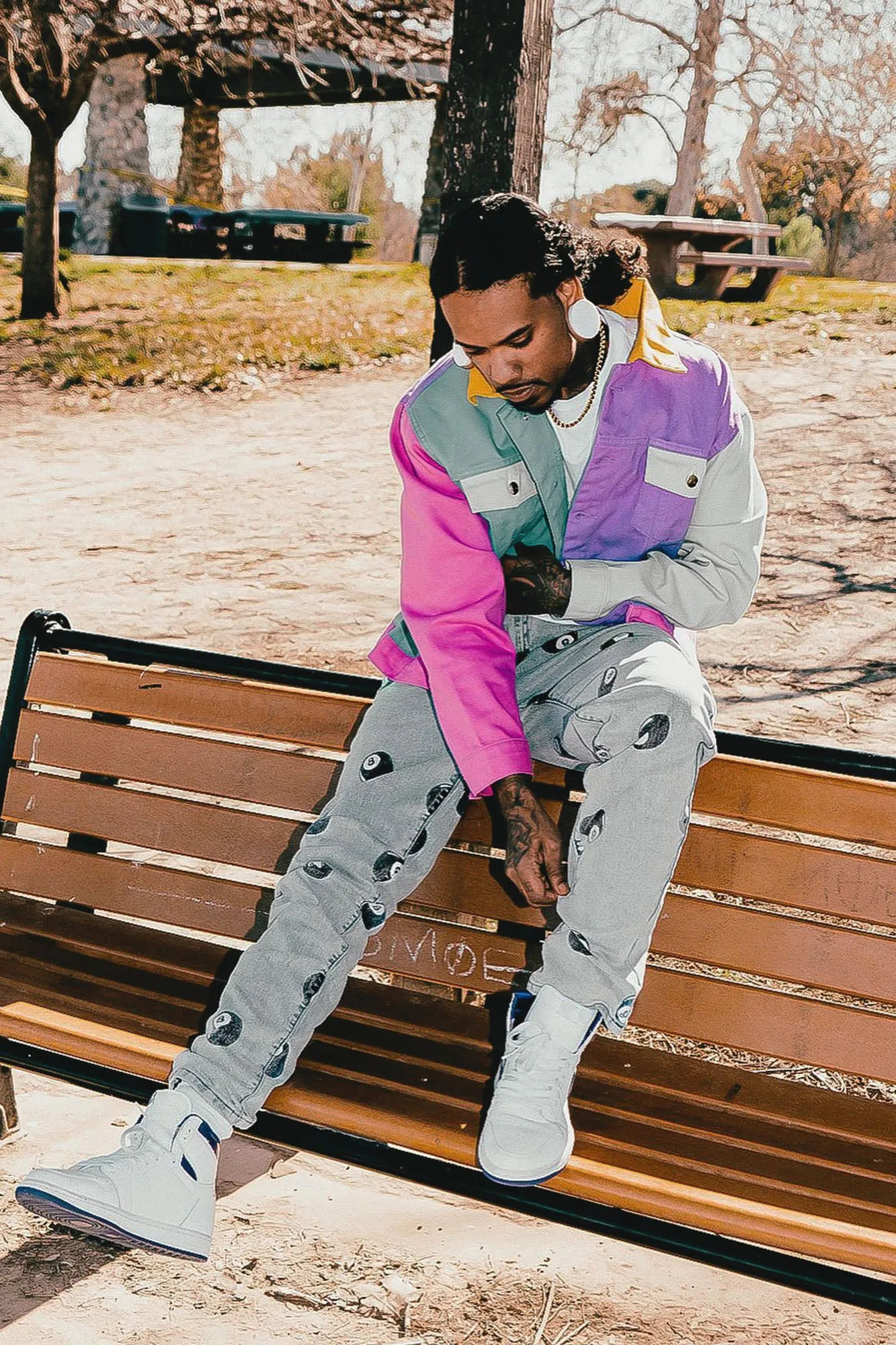 8 Ball Straight Jeans - Light Wash