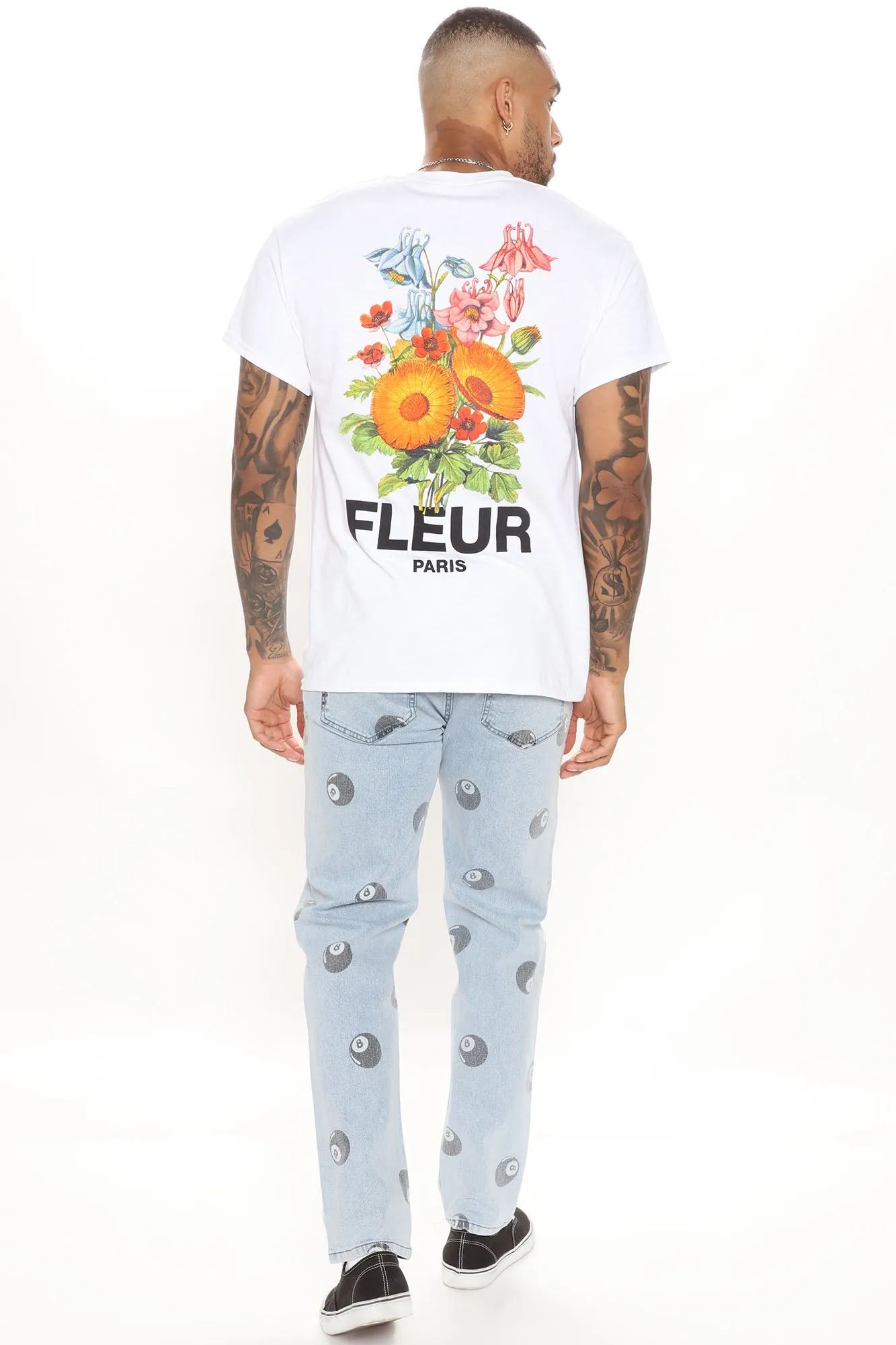 8 Ball Straight Jeans - Light Wash