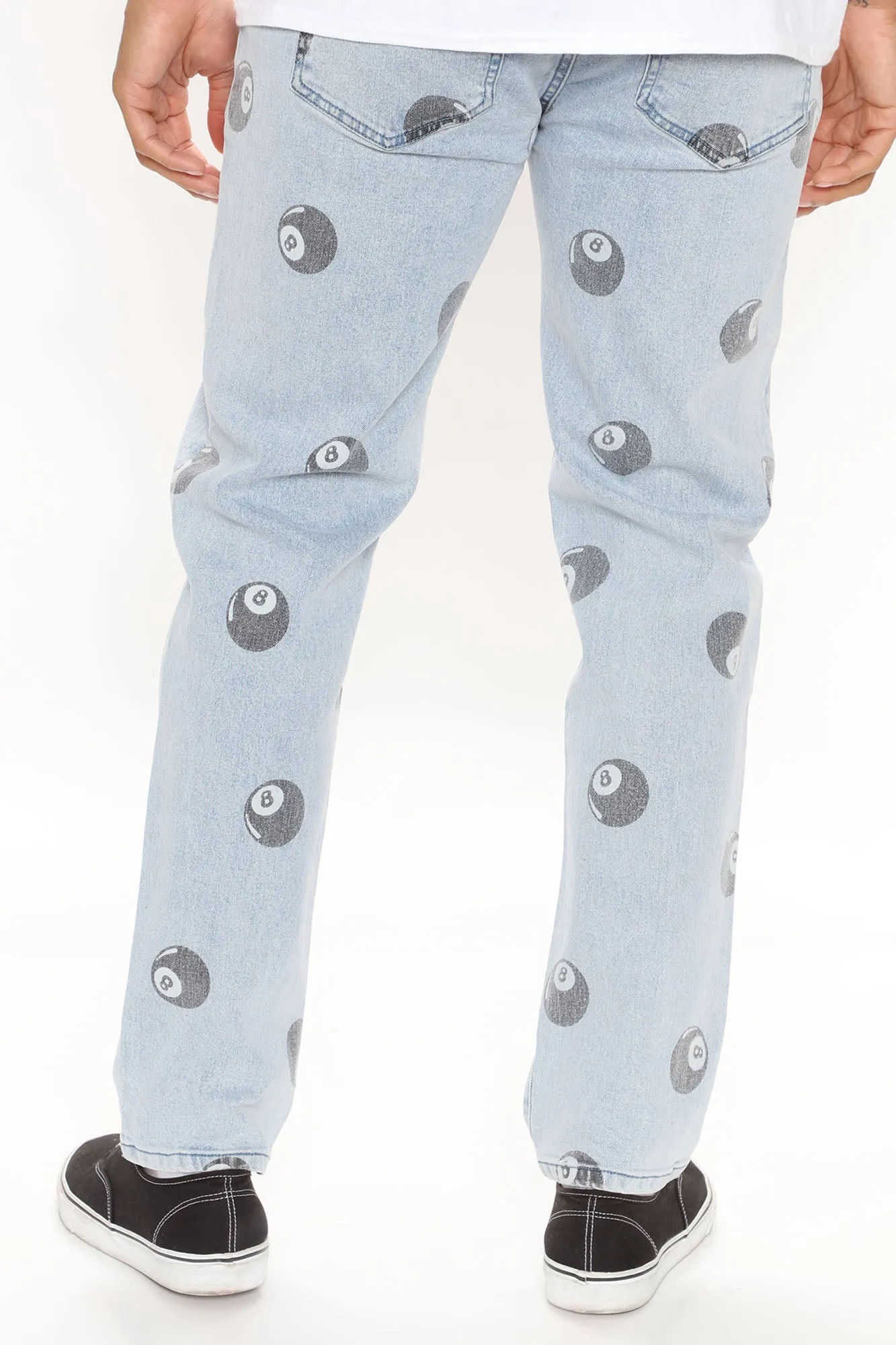 8 Ball Straight Jeans - Light Wash