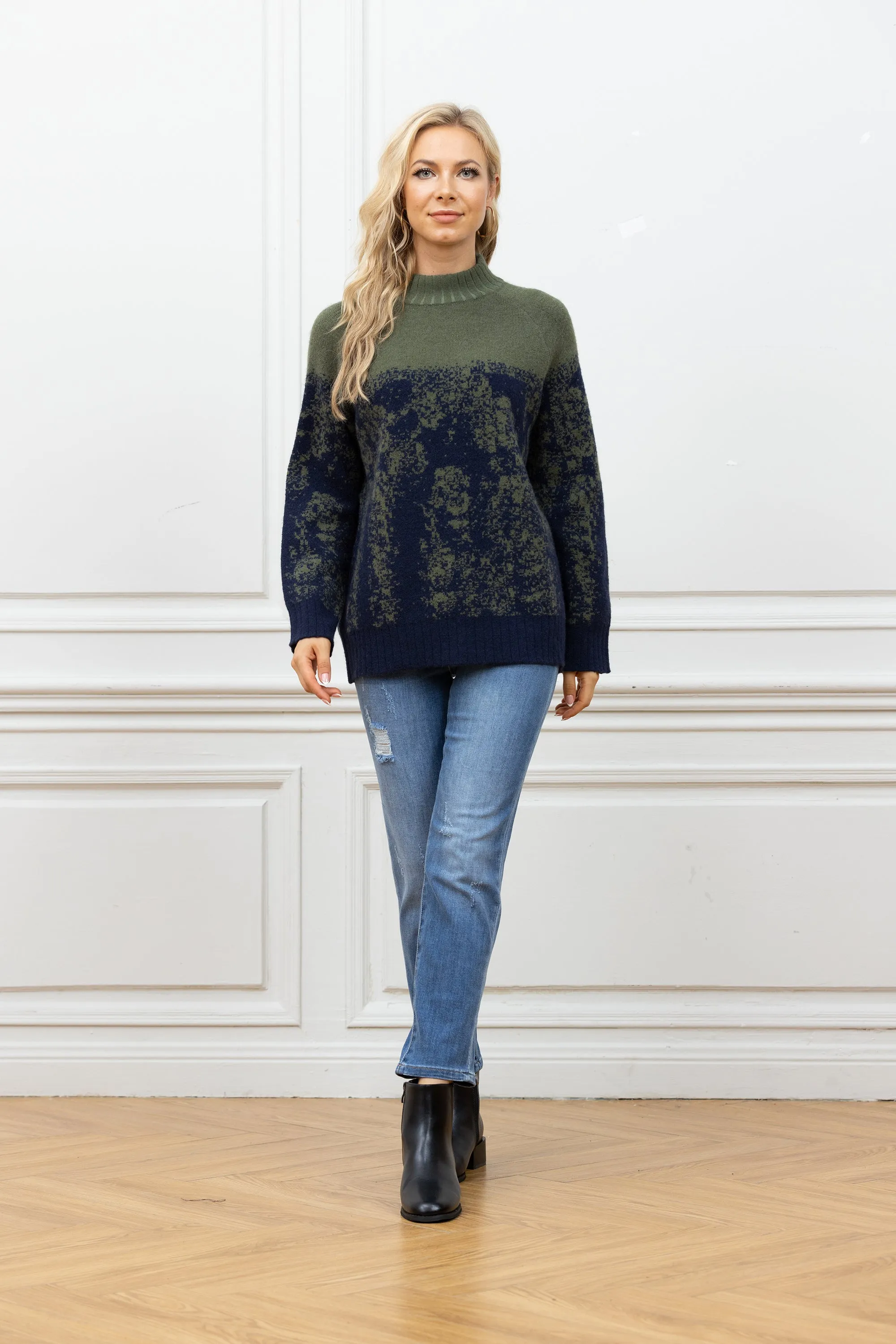 Anna's Digital Ombré Sweater