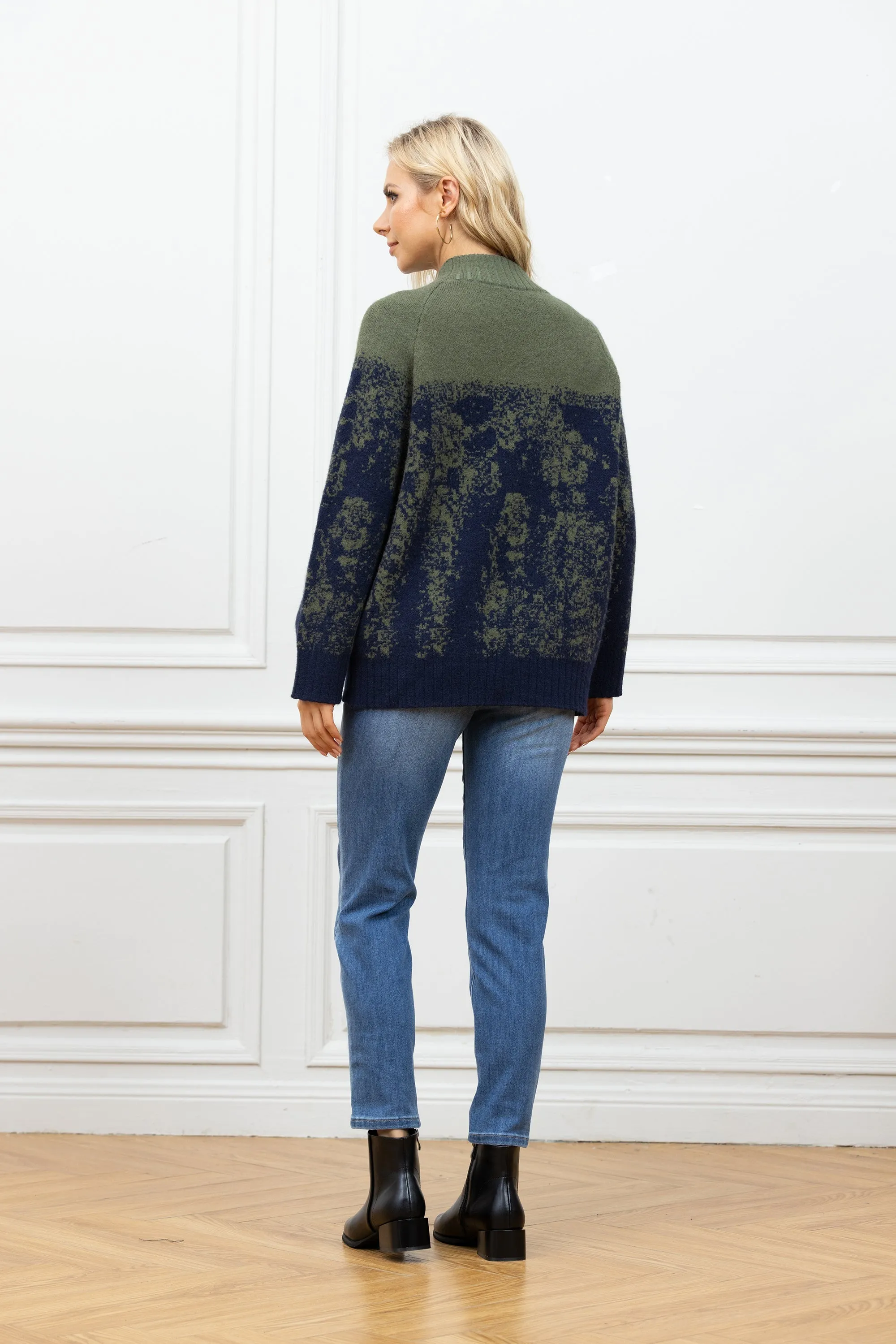 Anna's Digital Ombré Sweater