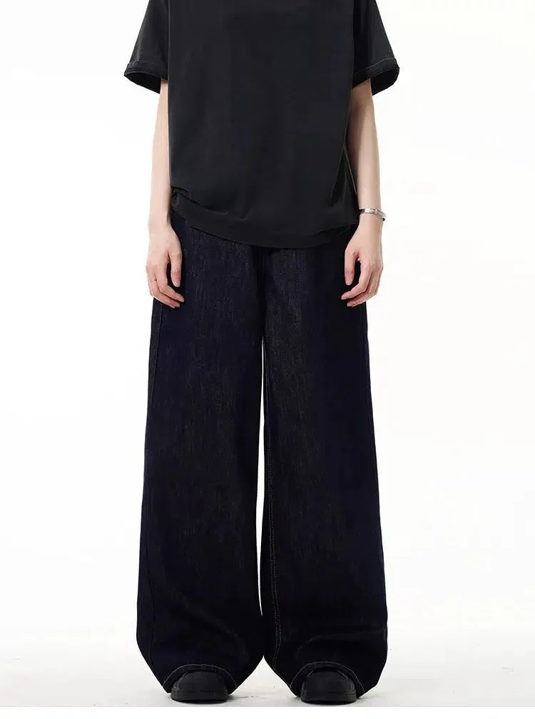 Basic Wide Leg Clean Fit Jeans