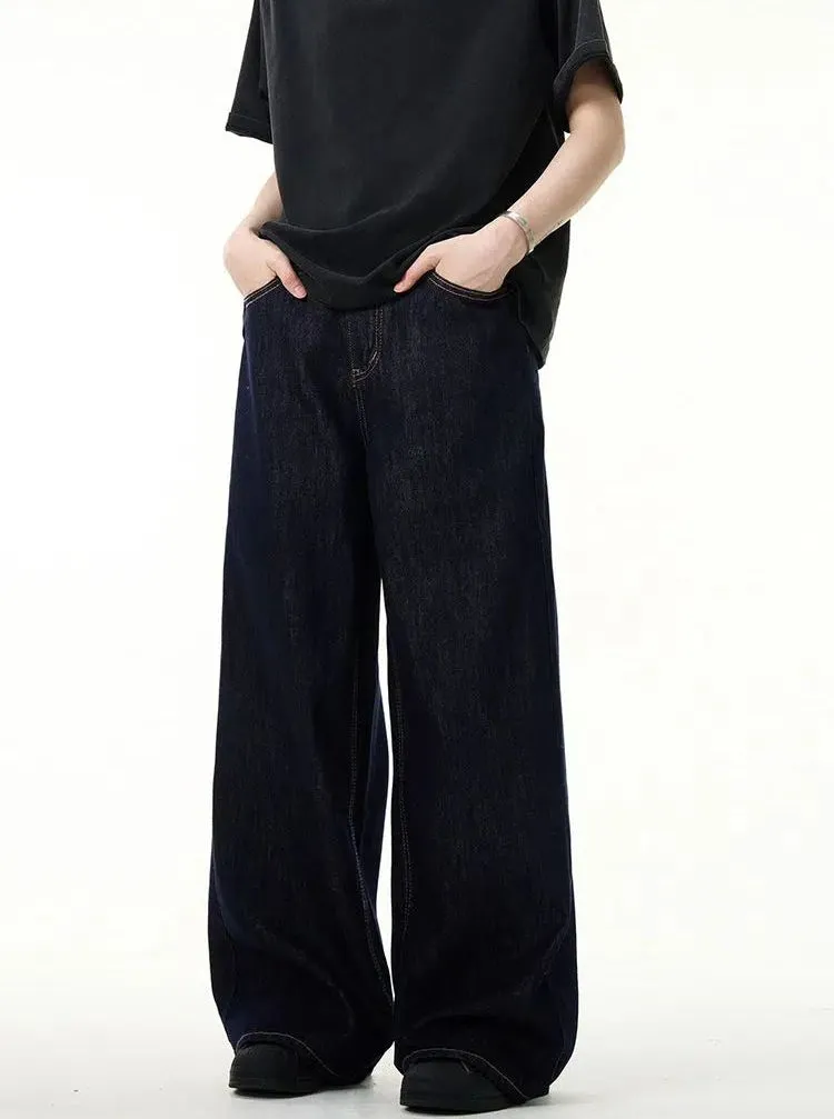 Basic Wide Leg Clean Fit Jeans