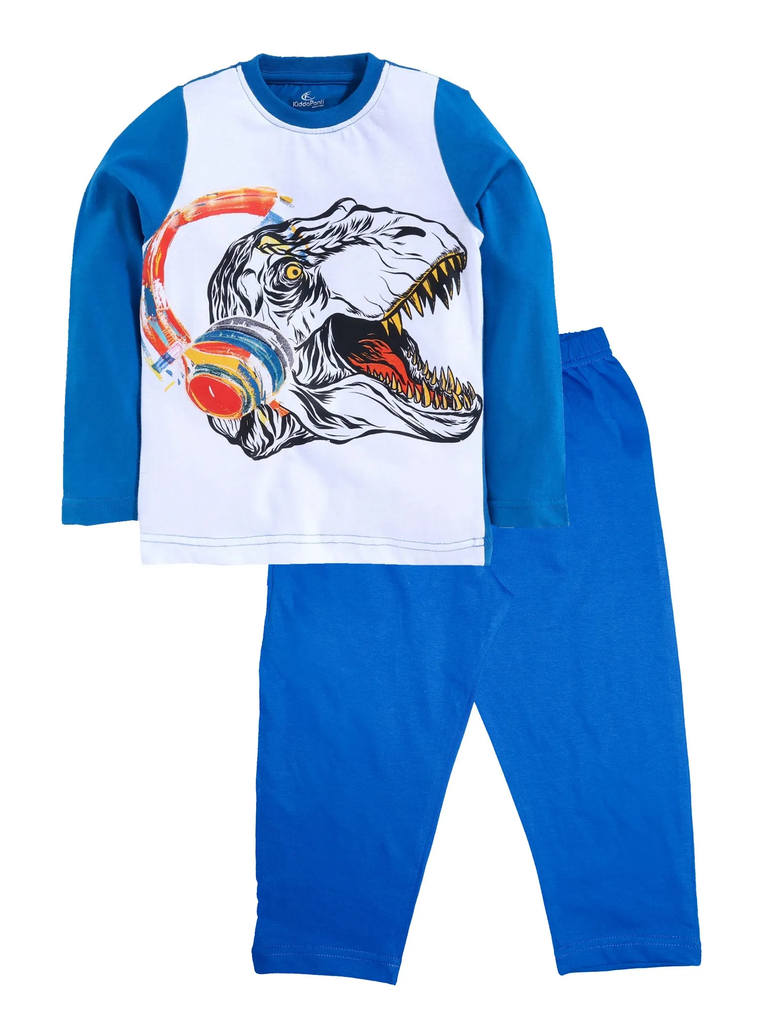 Boys Cotton T-Shirt & Pyjama Set