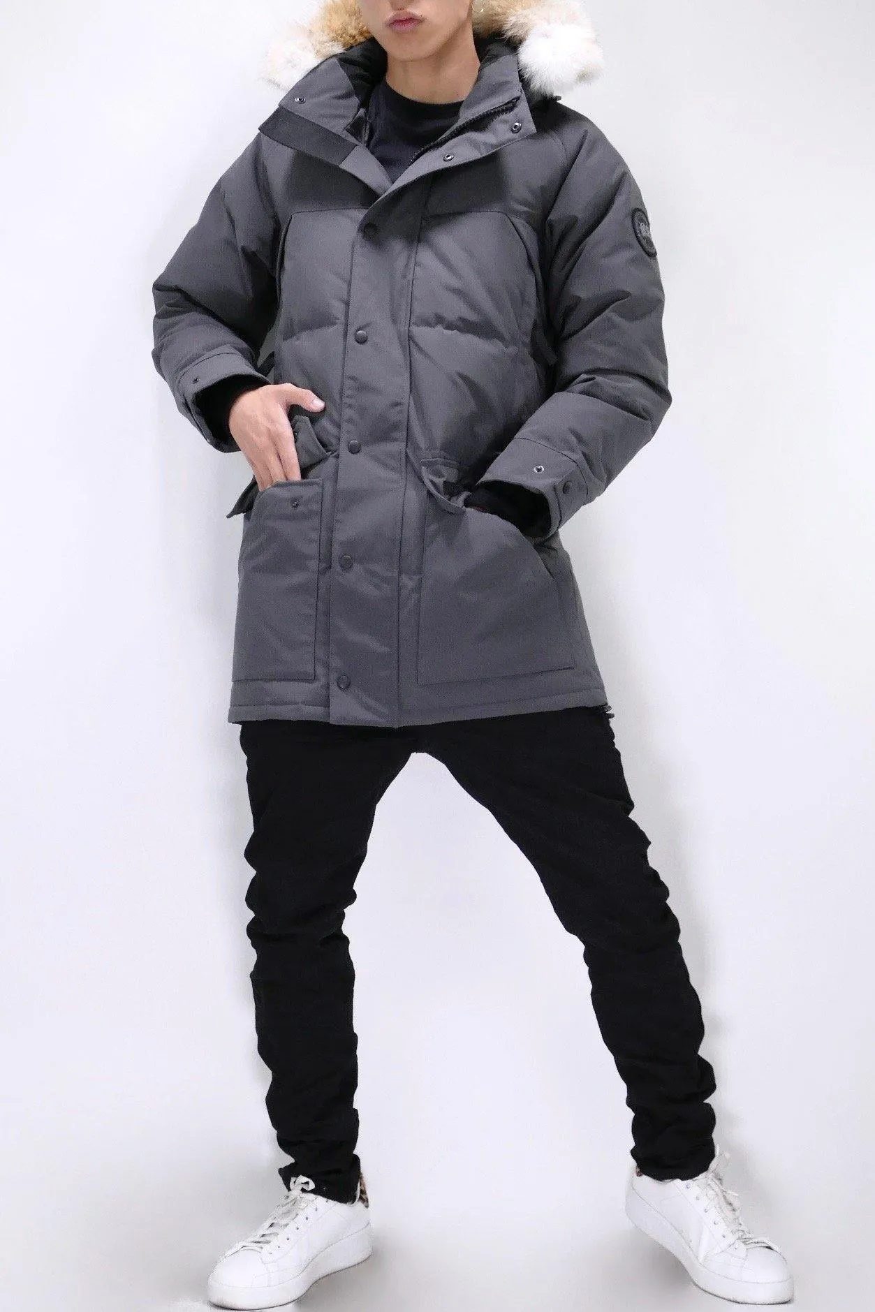 Canada Goose Mens Down *Parka Emory Black Label  - Graphite