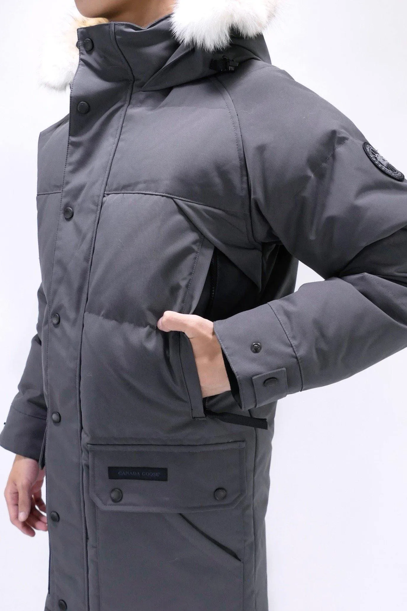 Canada Goose Mens Down *Parka Emory Black Label  - Graphite