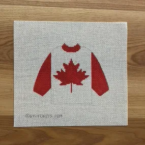 Canada Pullover Sweater Needlepoint Canvas