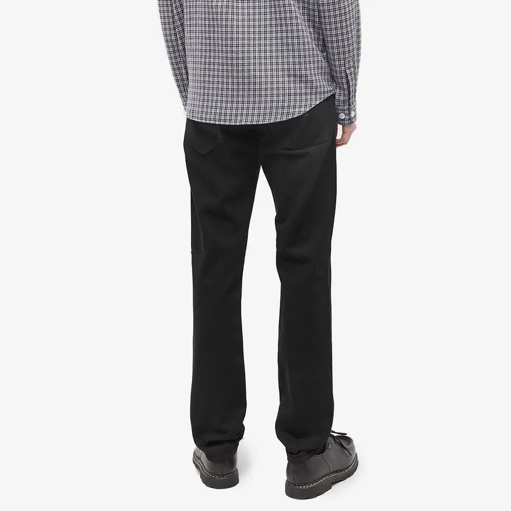 Carhartt WIP Klondike Regular Skinny Jeans, Black