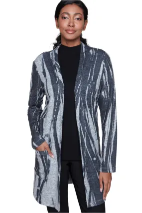 Claire Desjardins Breezy Black & White Long Cardigan-50% OFF