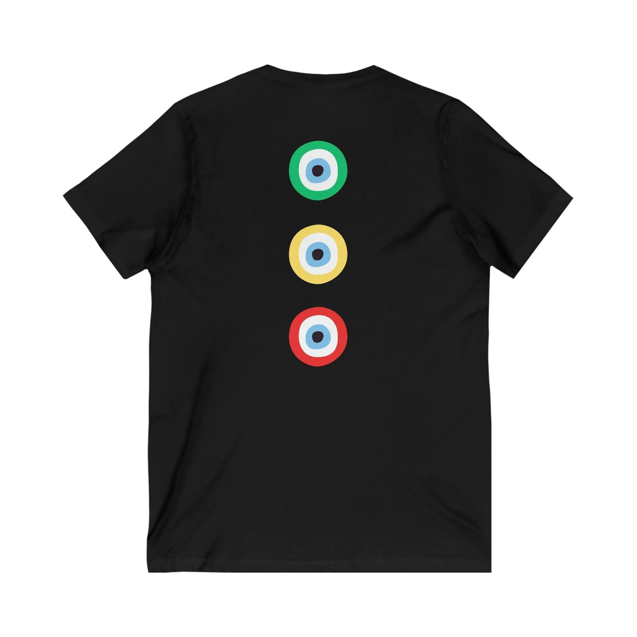 Colourful Eye V-Neck Tee