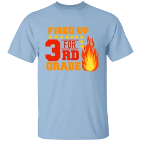 Fired Up For 3rd Grade Youth 100% Cotton T-Shirt