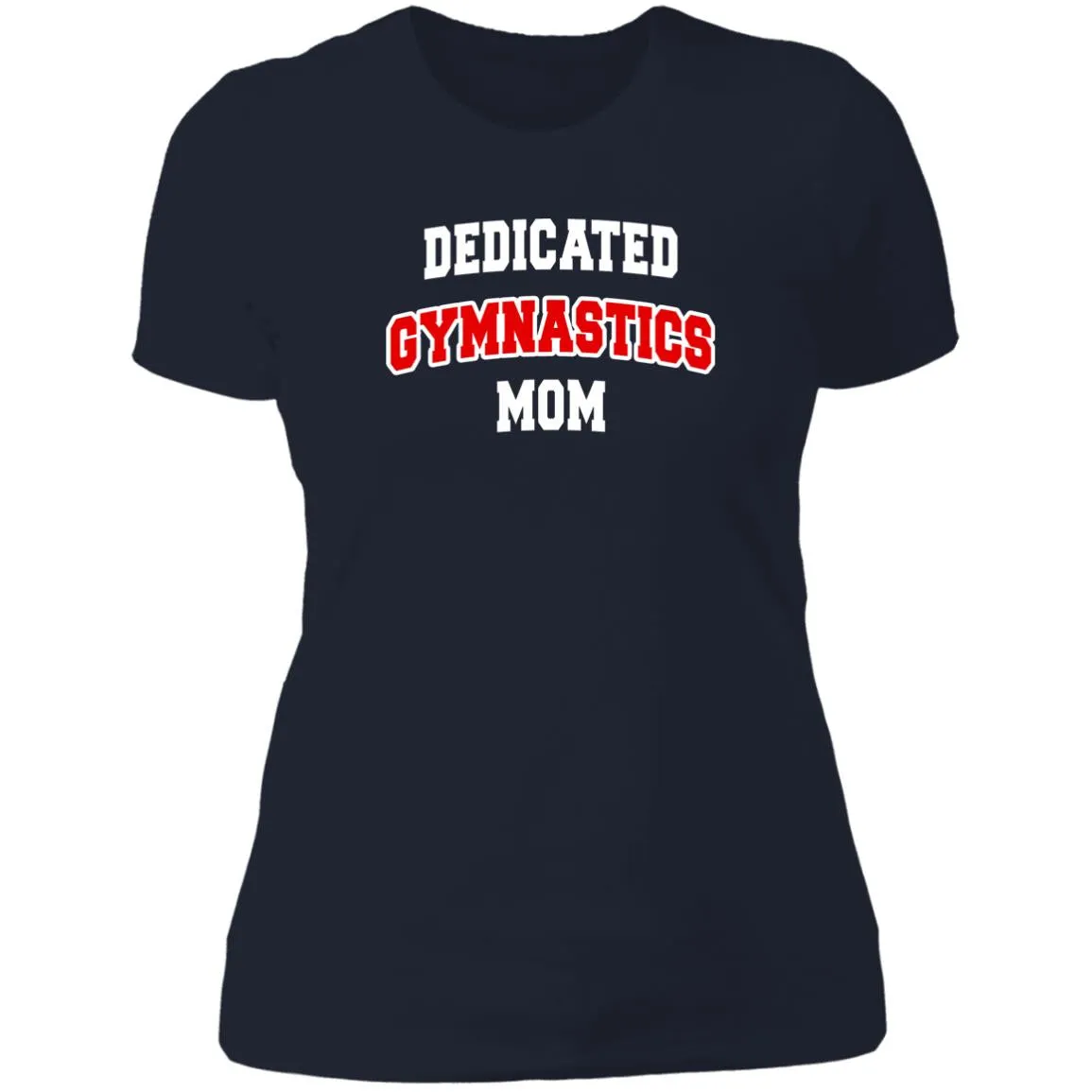 Gymnastics-Themed Ladies' Boyfriend T-Shirt