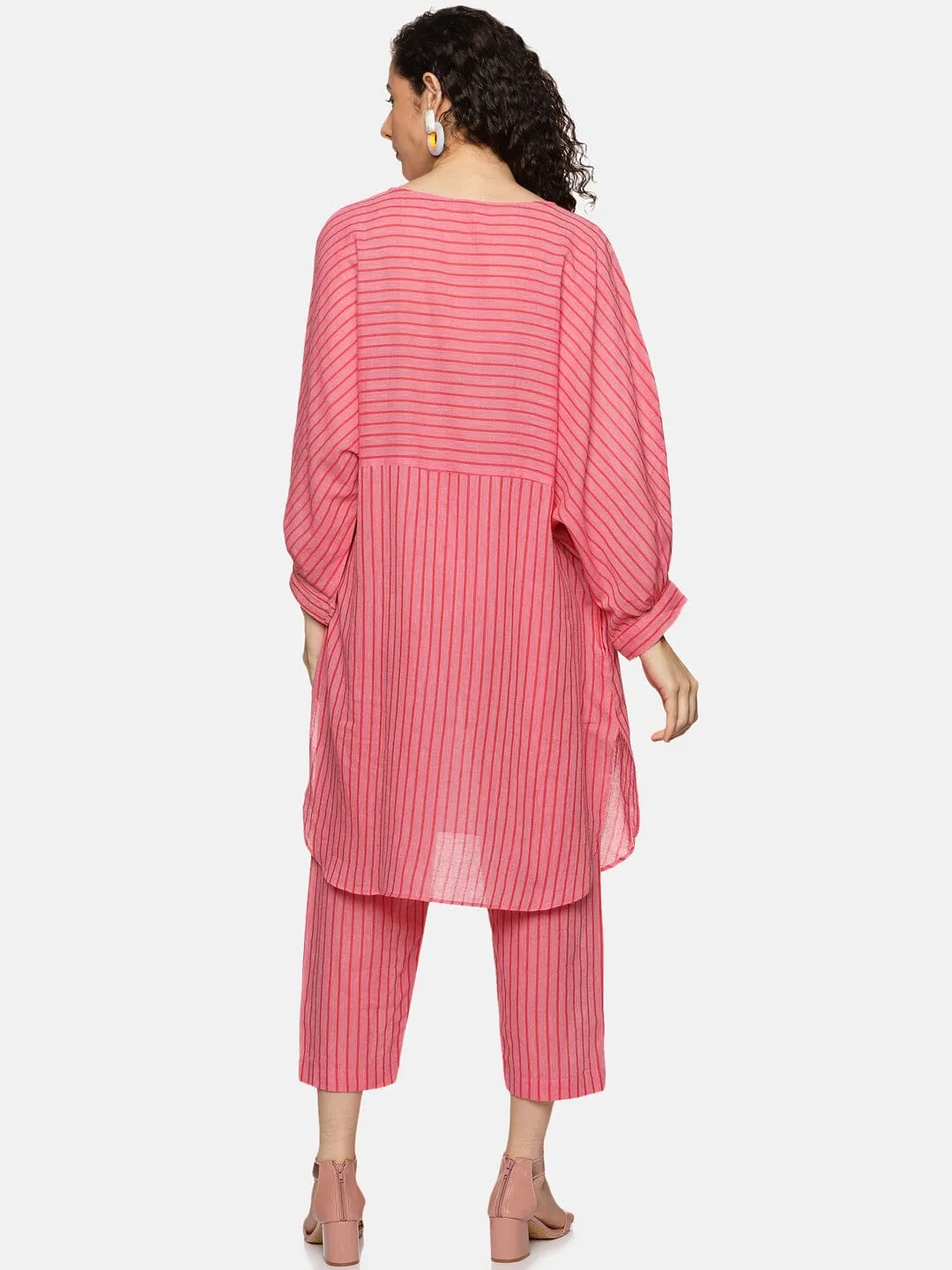 ‘Harper’  Rose Pink boxy co-ord set