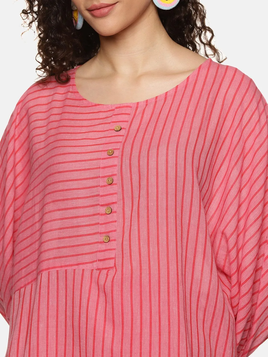 ‘Harper’  Rose Pink boxy co-ord set