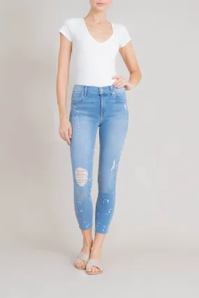 Janie High Rise Raw Hem Skinny