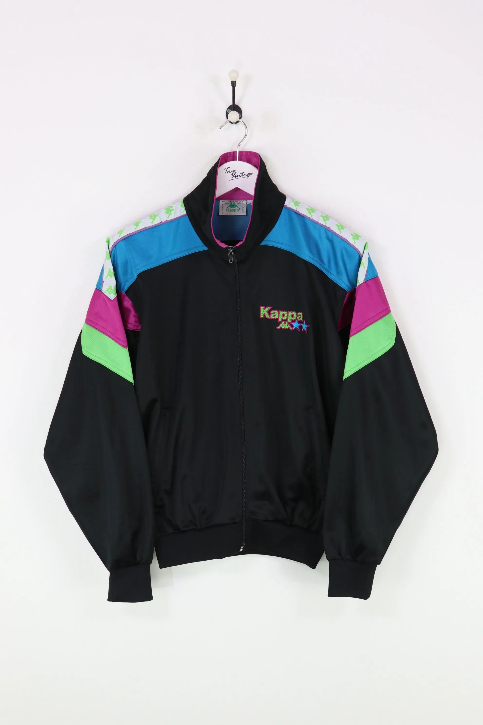 Kappa Track Jacket Black/Blue Small
