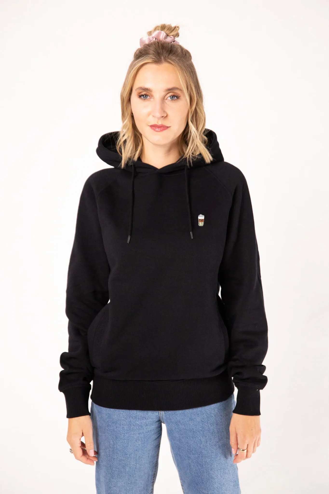 Latte Macchiato| Bestickter Organic Bio Baumwoll Frauen Hoodie