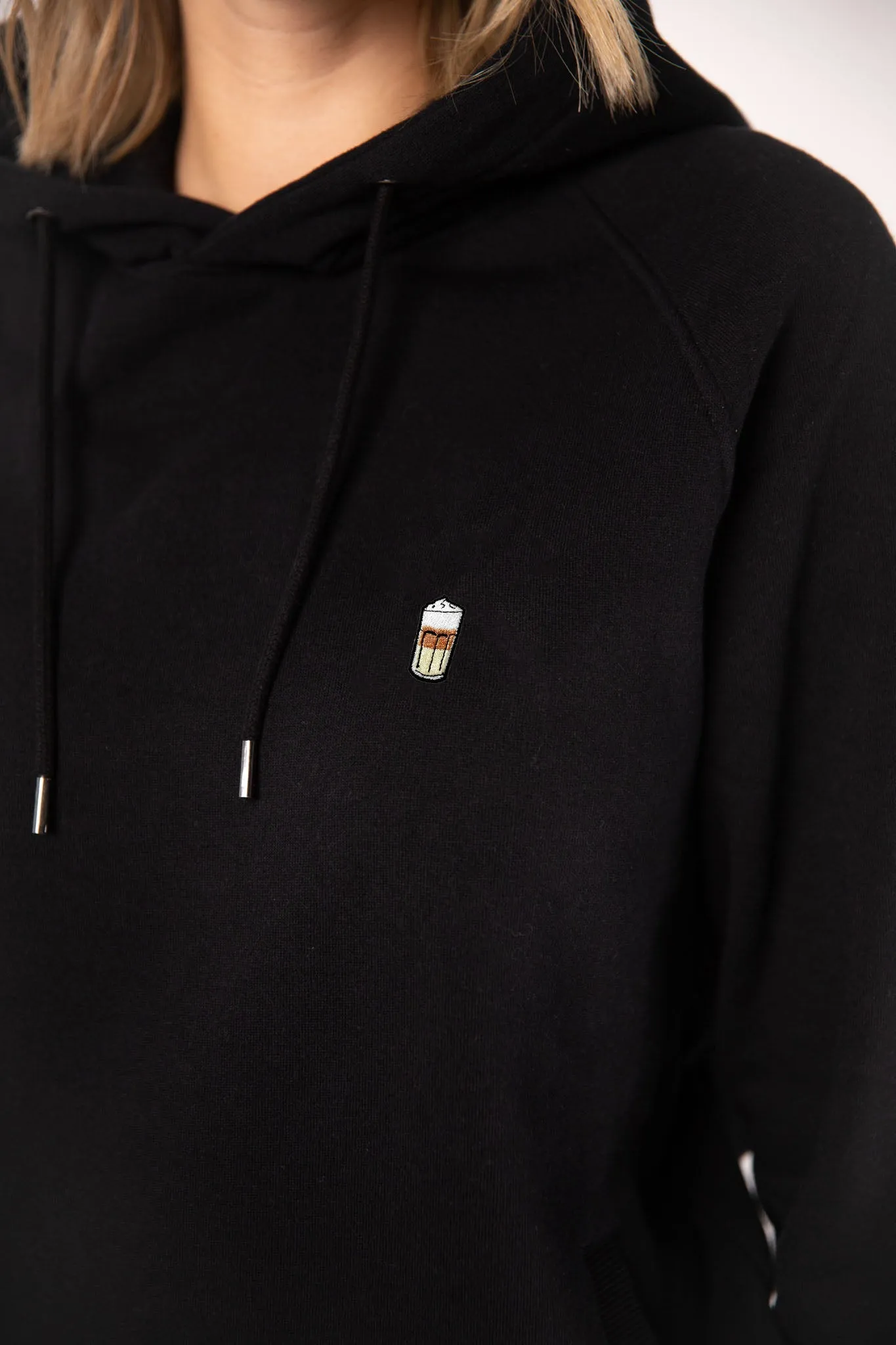 Latte Macchiato| Bestickter Organic Bio Baumwoll Frauen Hoodie