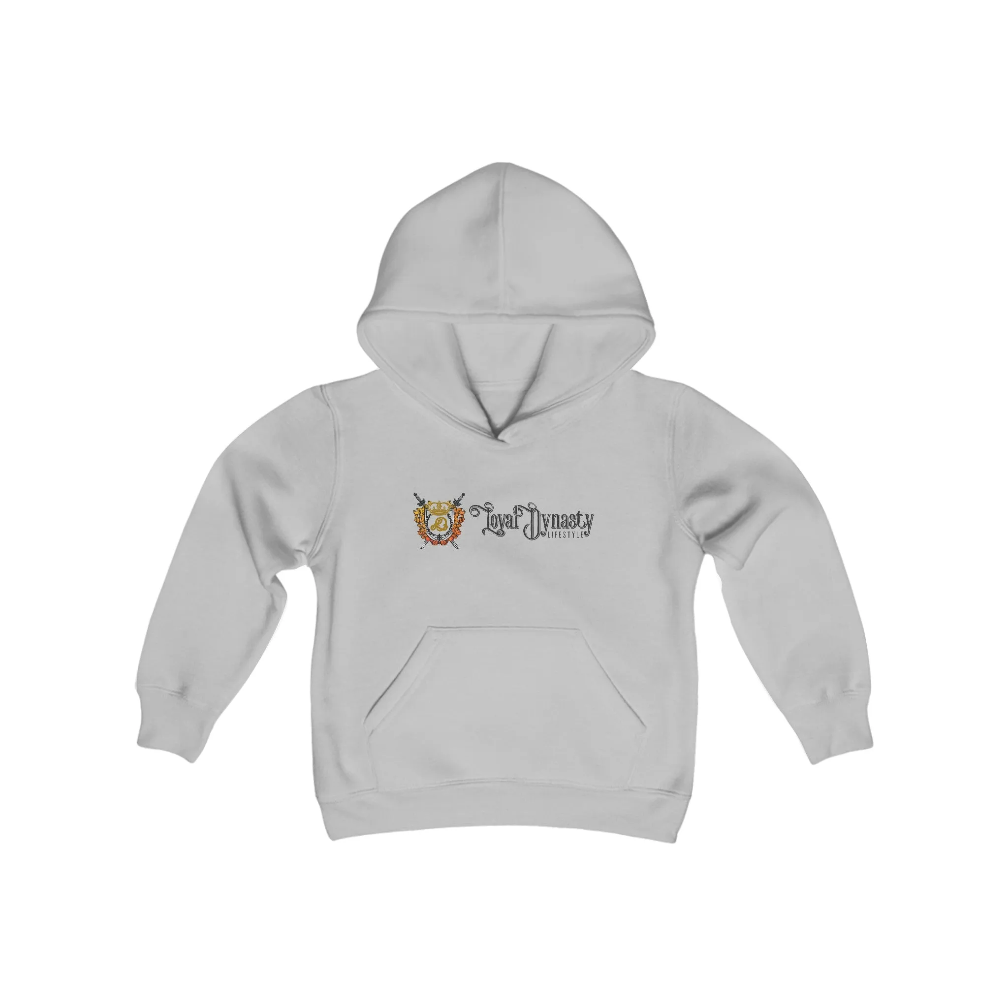 LD Crown Holder Script Youth Heavy Blend Hooded Sweatshirt