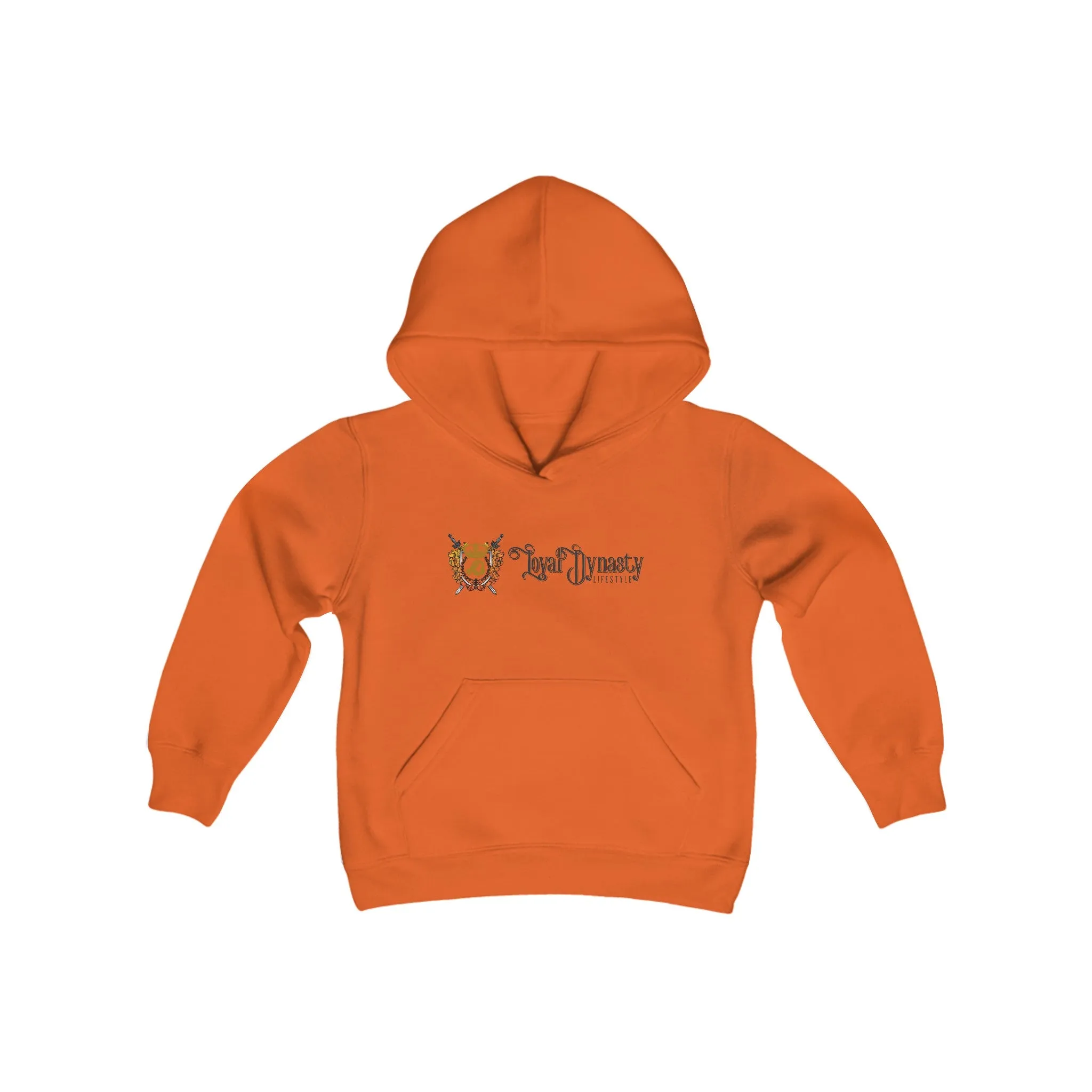 LD Crown Holder Script Youth Heavy Blend Hooded Sweatshirt