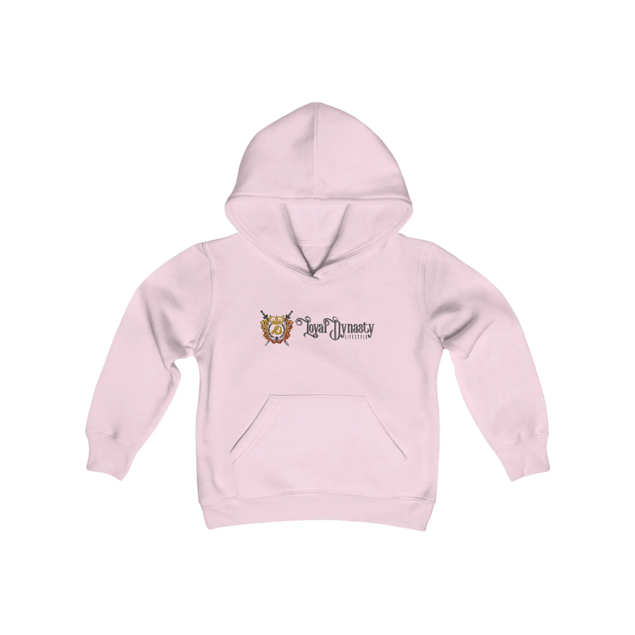 LD Crown Holder Script Youth Heavy Blend Hooded Sweatshirt