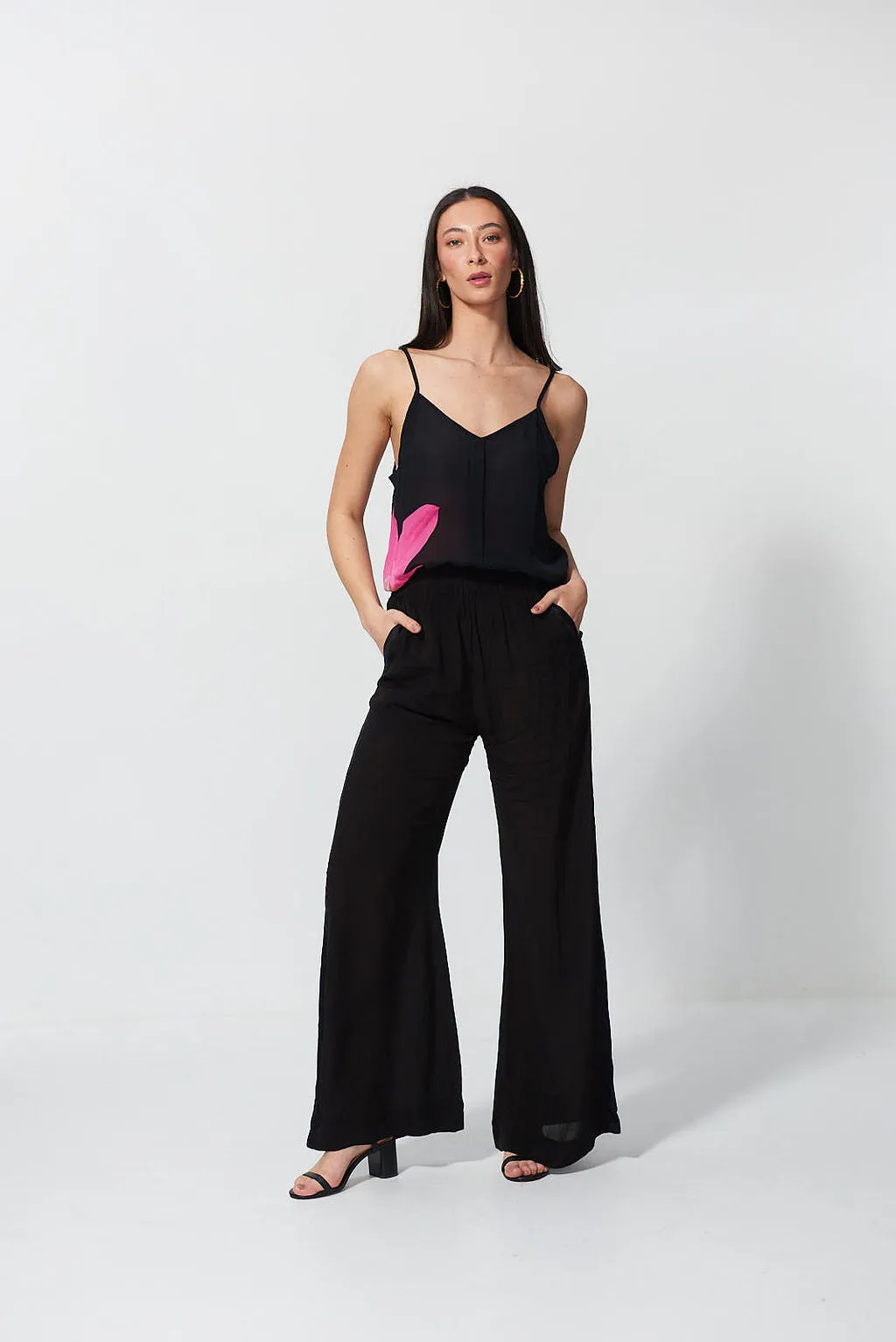 Chic Luna Cami in Dahlia Pink for Women