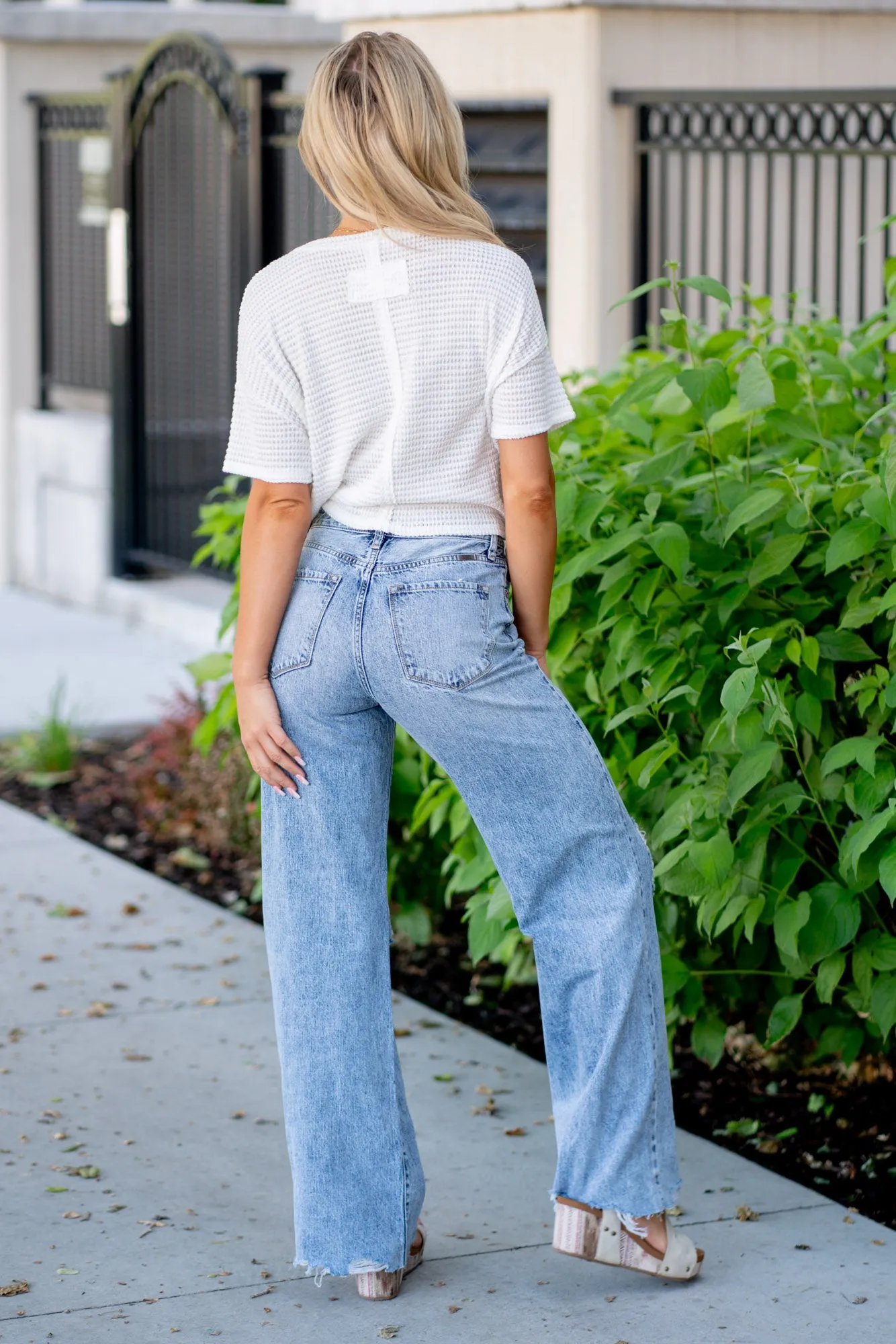 Mercy Ultra High Rise Wide Leg Jeans