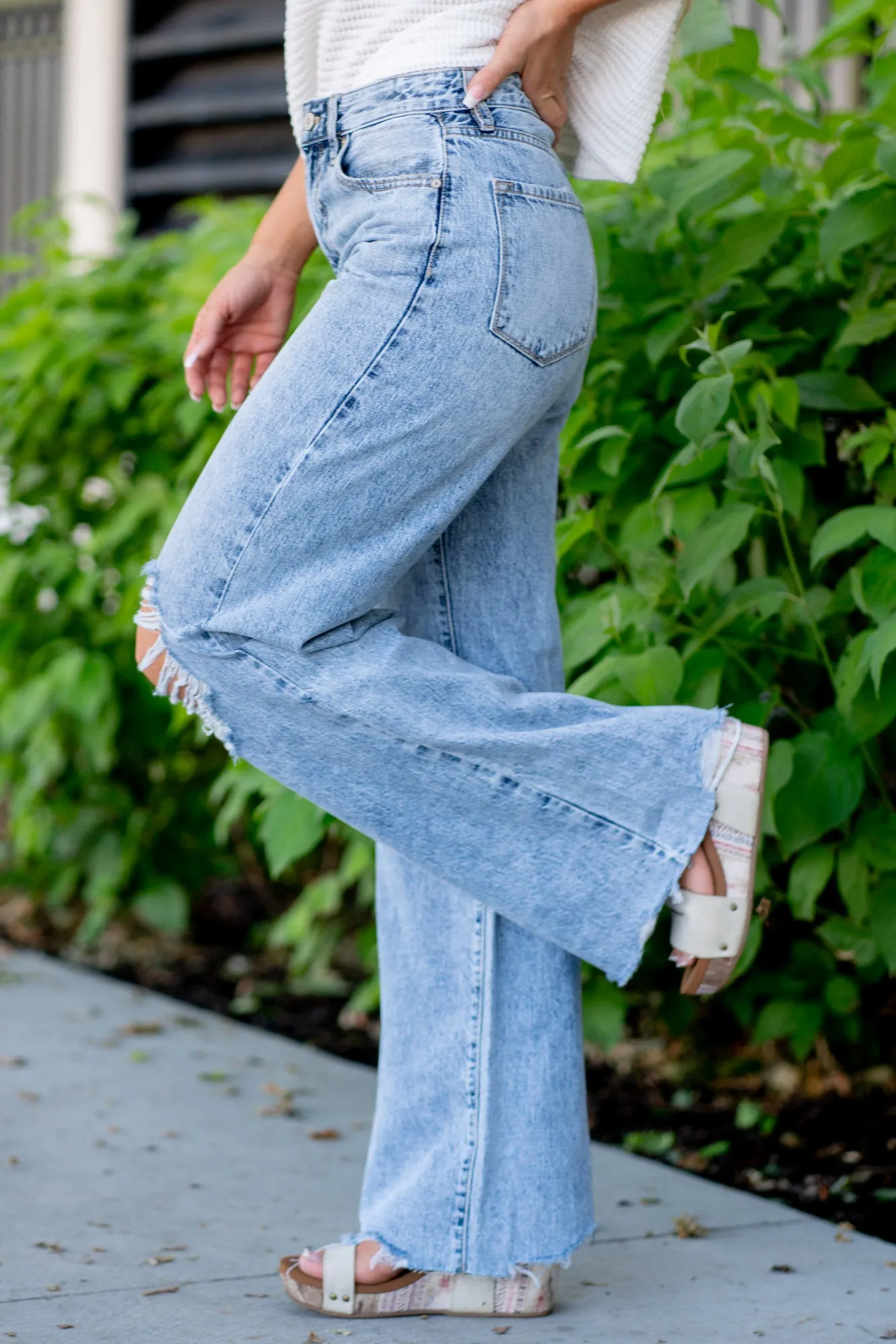Mercy Ultra High Rise Wide Leg Jeans