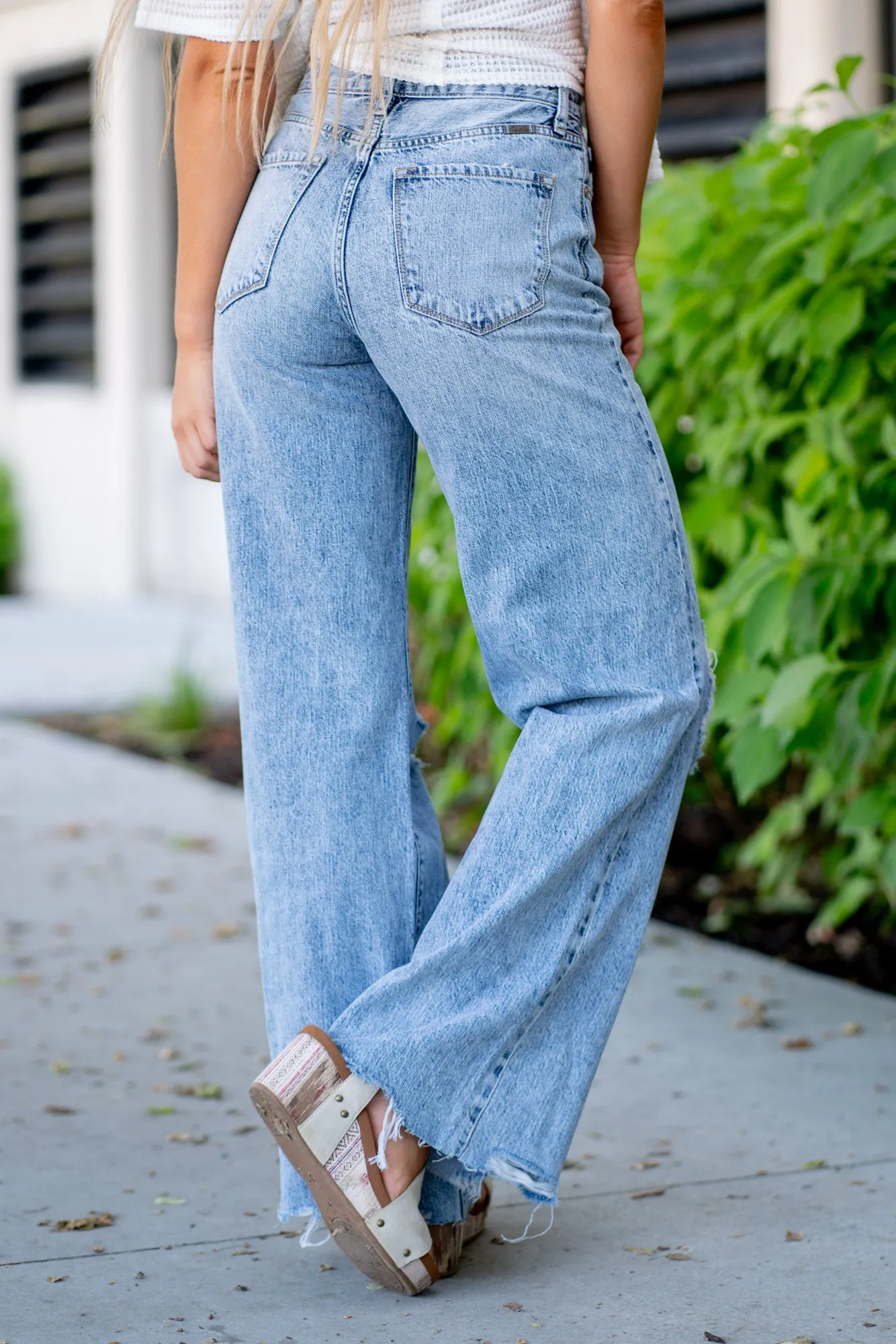 Mercy Ultra High Rise Wide Leg Jeans