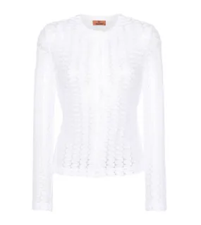MISSONI Buttoned Cardigan Zigzag Pattern