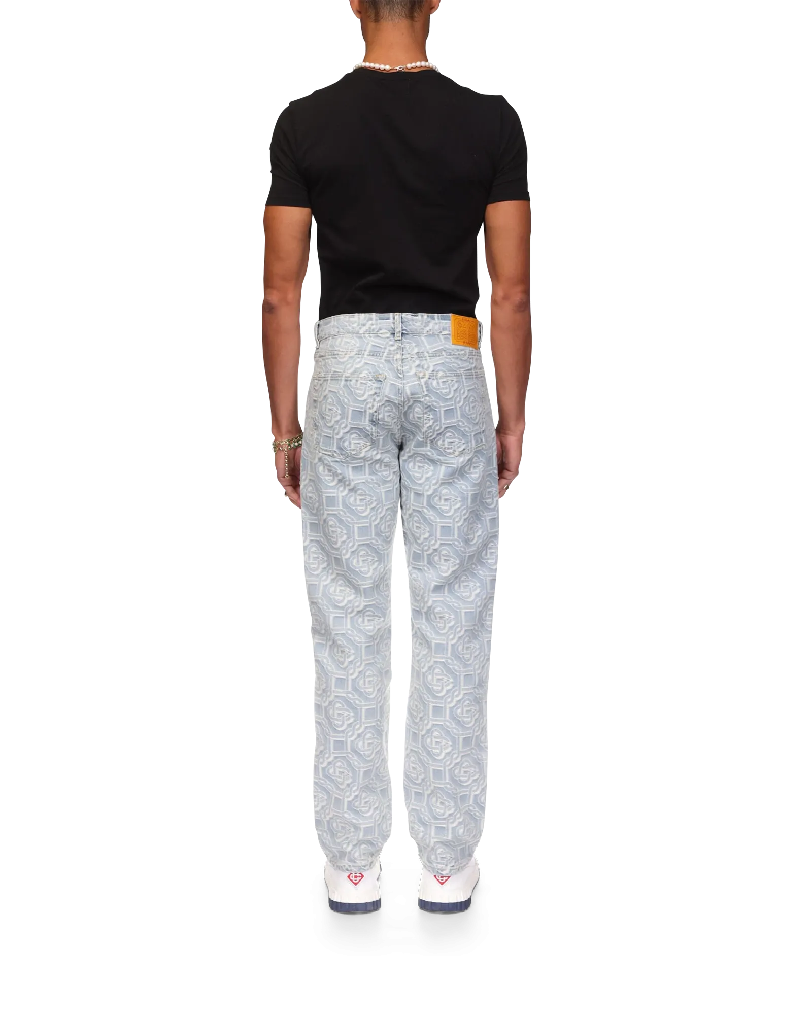 Monogram Straight Leg Jeans