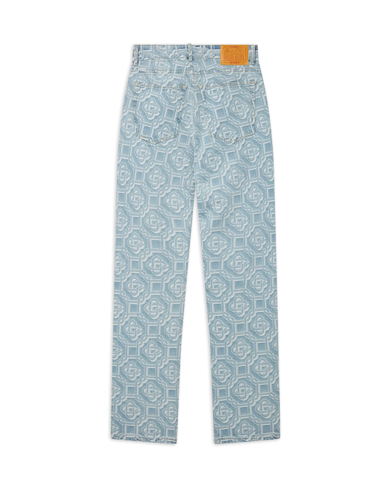 Monogram Straight Leg Jeans