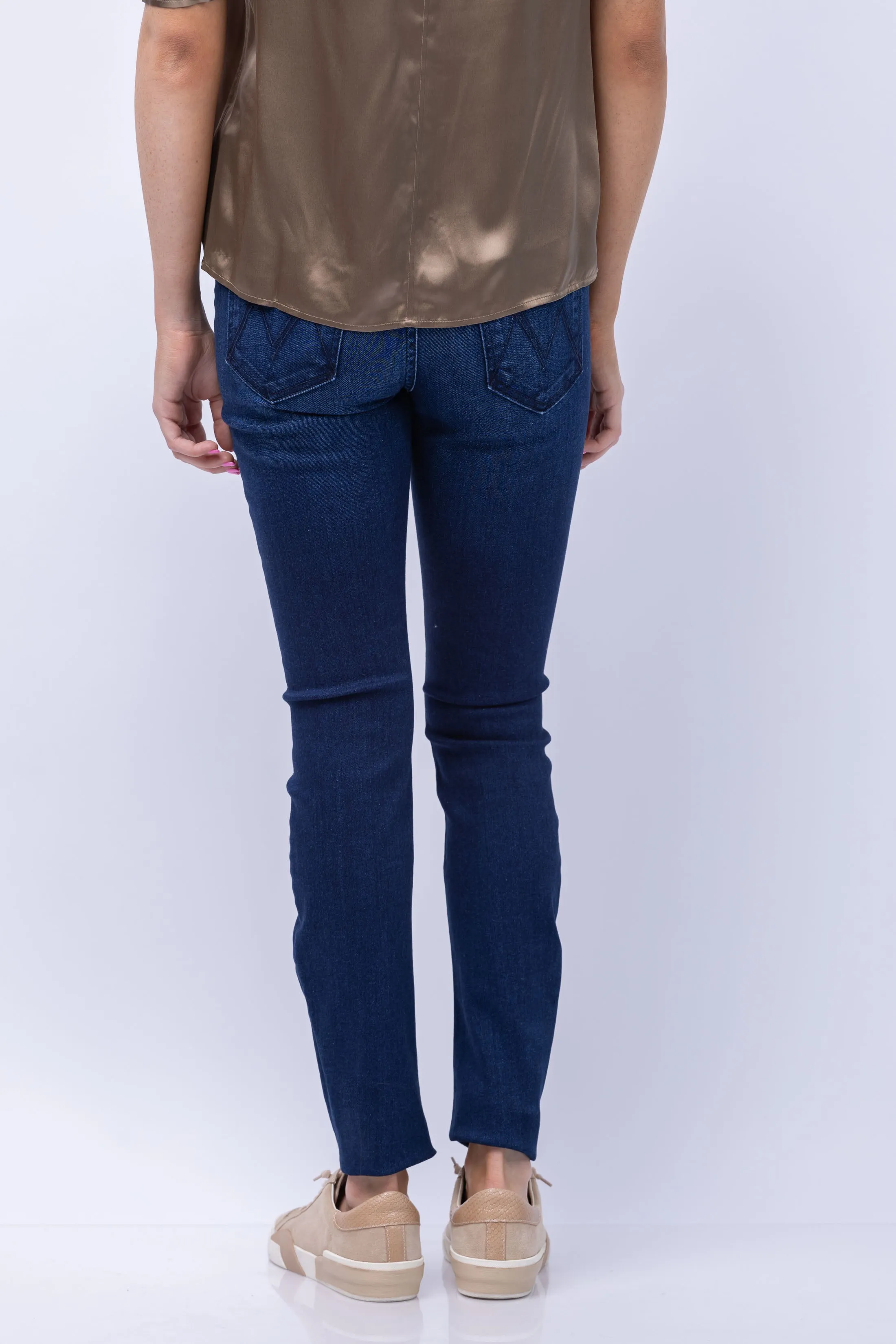 Mother the Looker Skimp High Rise Skinny Jeans in Taking Shape