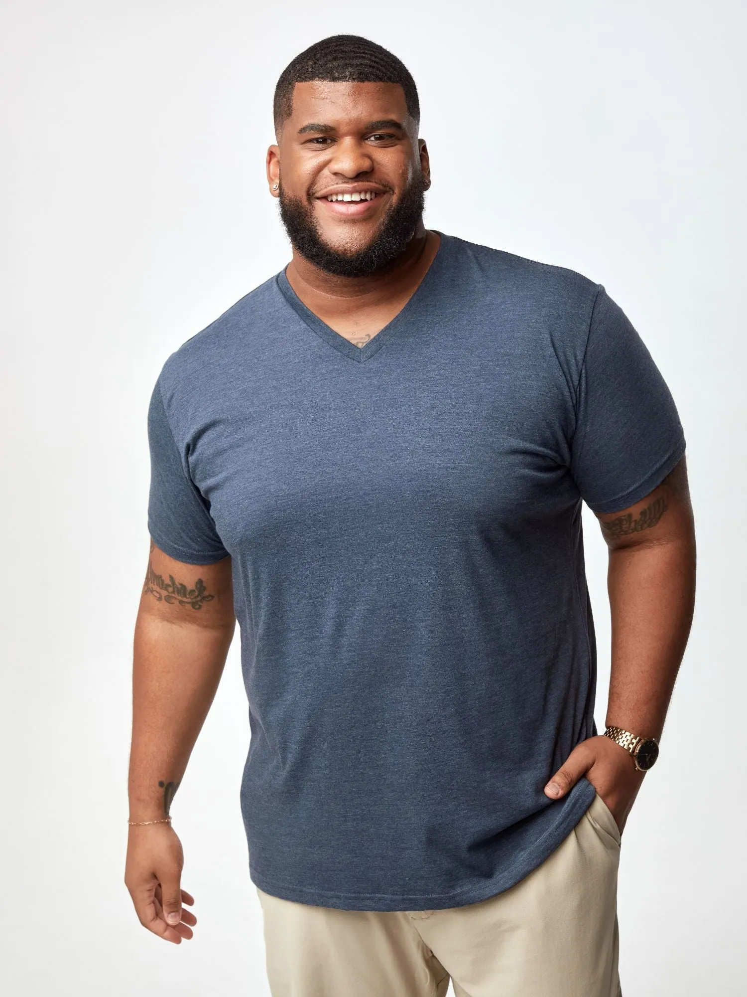 Navy V-Neck