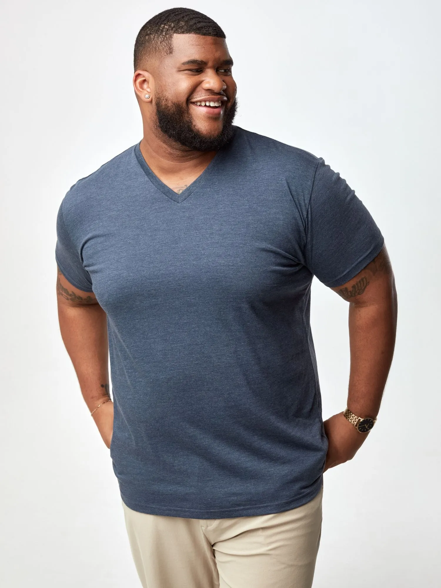 Navy V-Neck