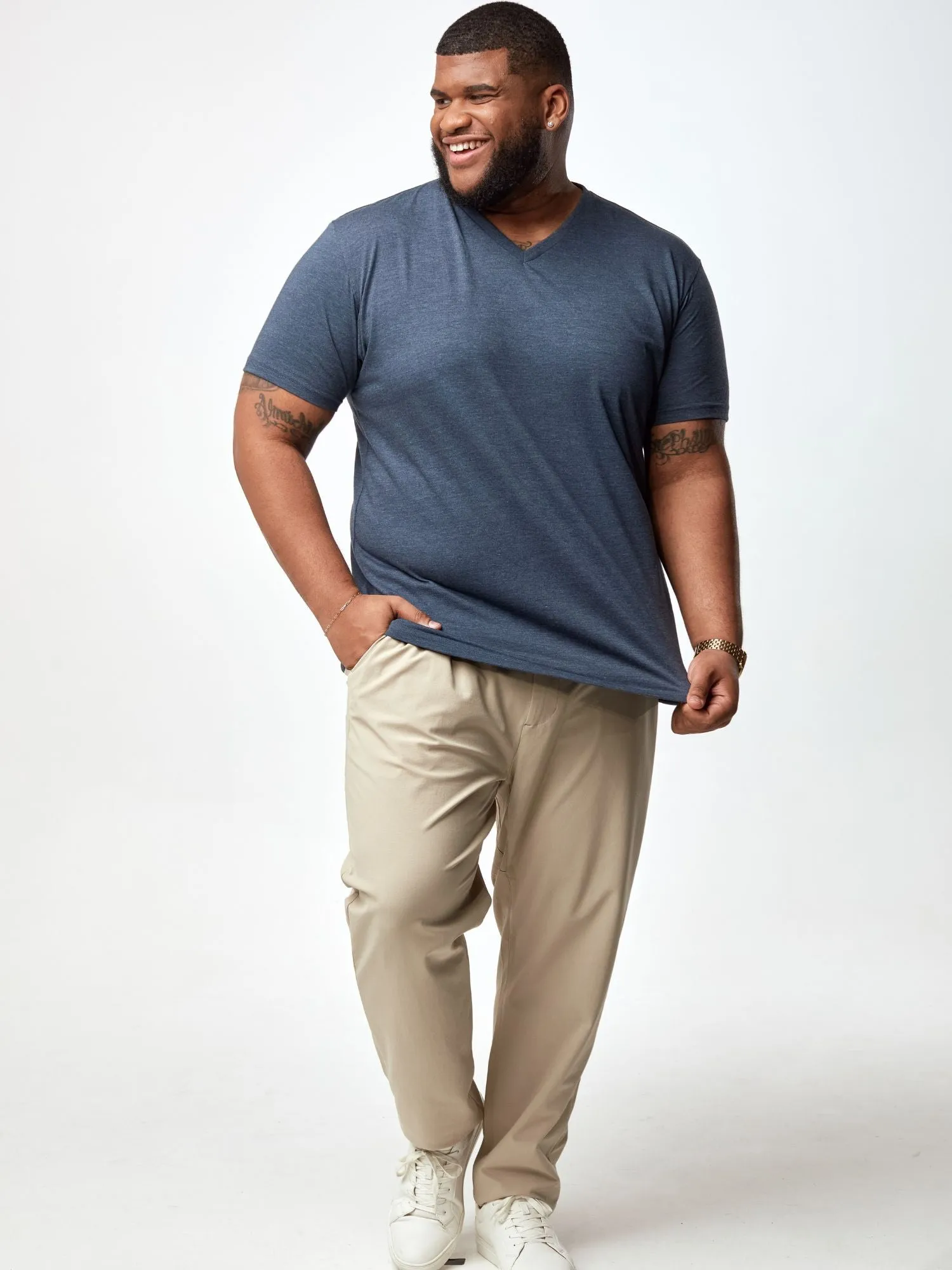 Navy V-Neck