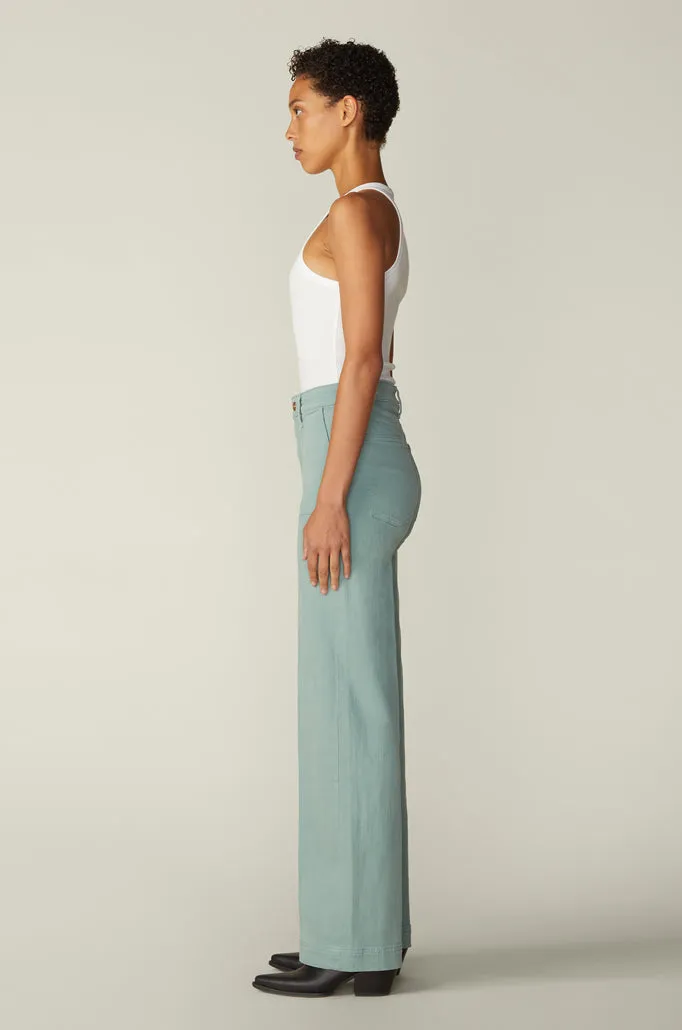 NCE - WIDE LEG JEANS | LIMESTONE