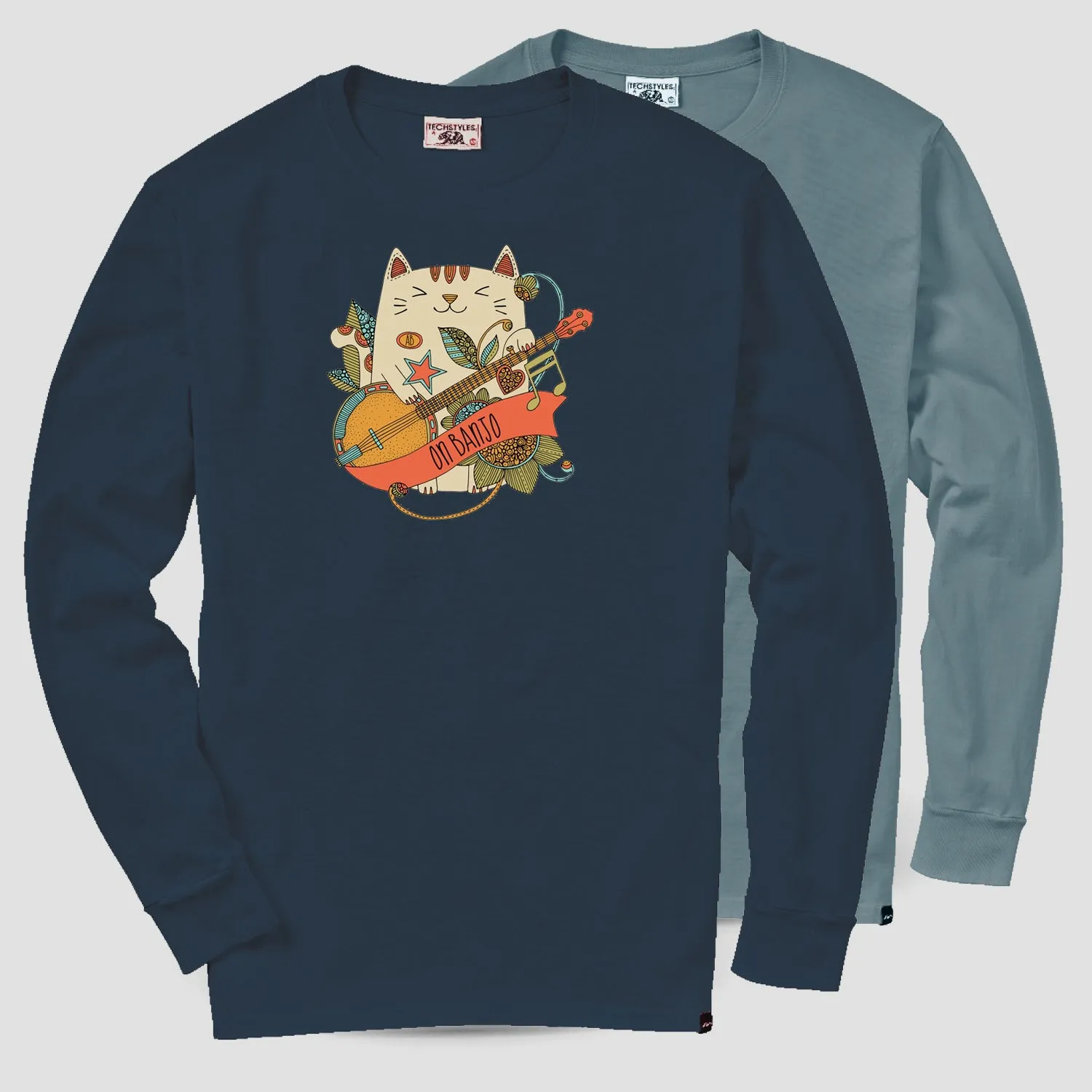 On Banjo Men's Long Sleeve T-Shirts