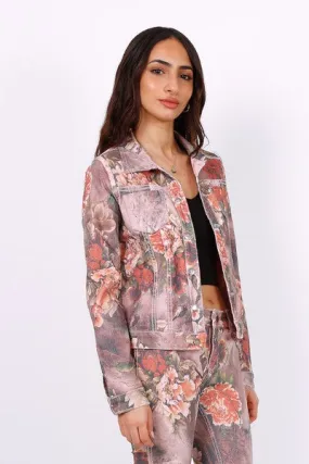 Harriet Pink Onado Reversible Denim Jacket