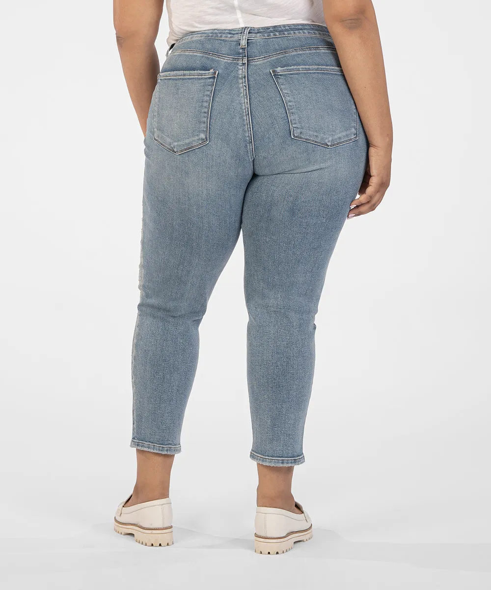 Reese High Rise Ankle Straight Leg, Plus