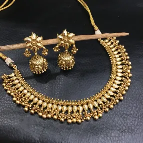 Round Neck Antique Necklace Set 3598-28