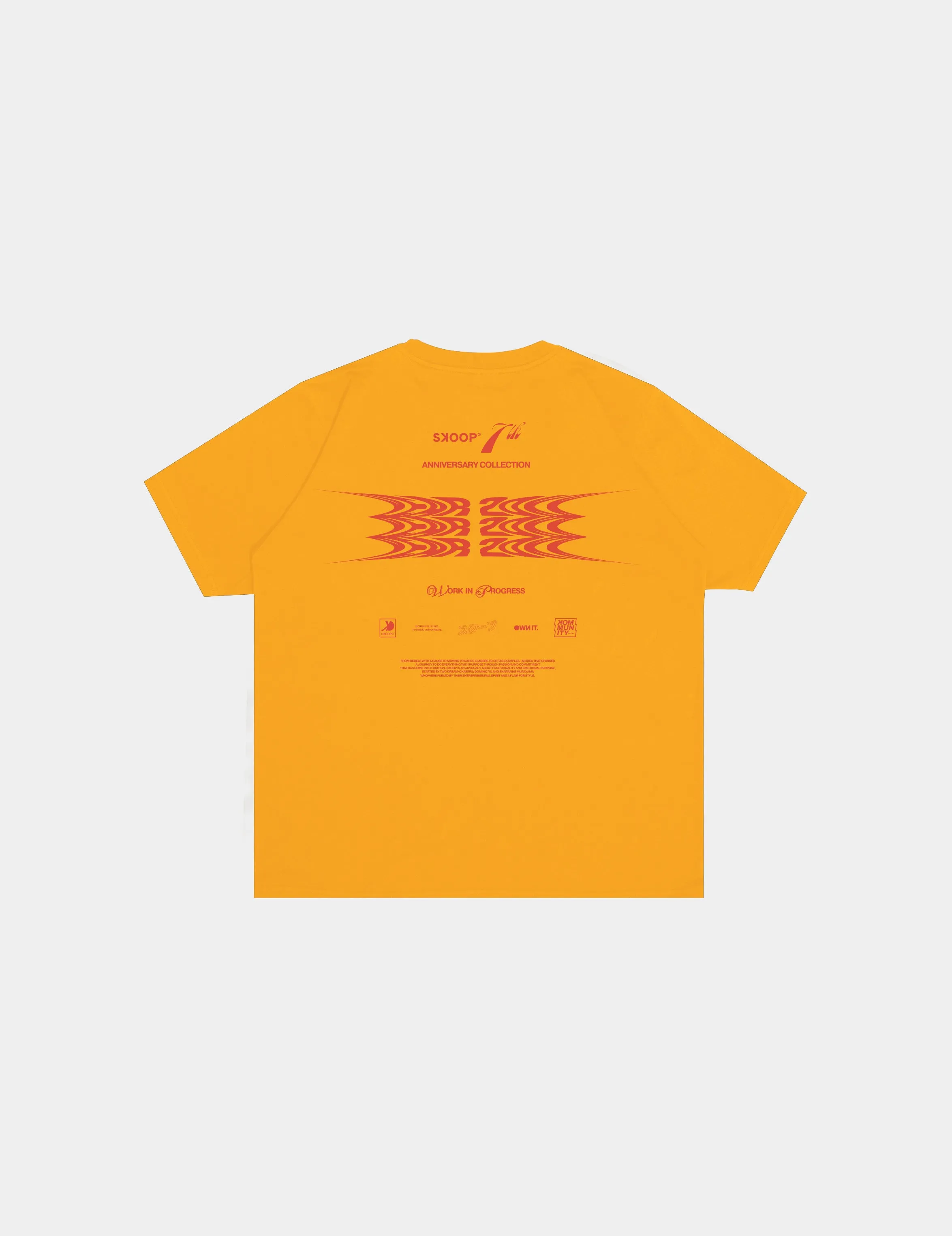 SKOOP® Crewneck Shirt Year 7 Goldenrod