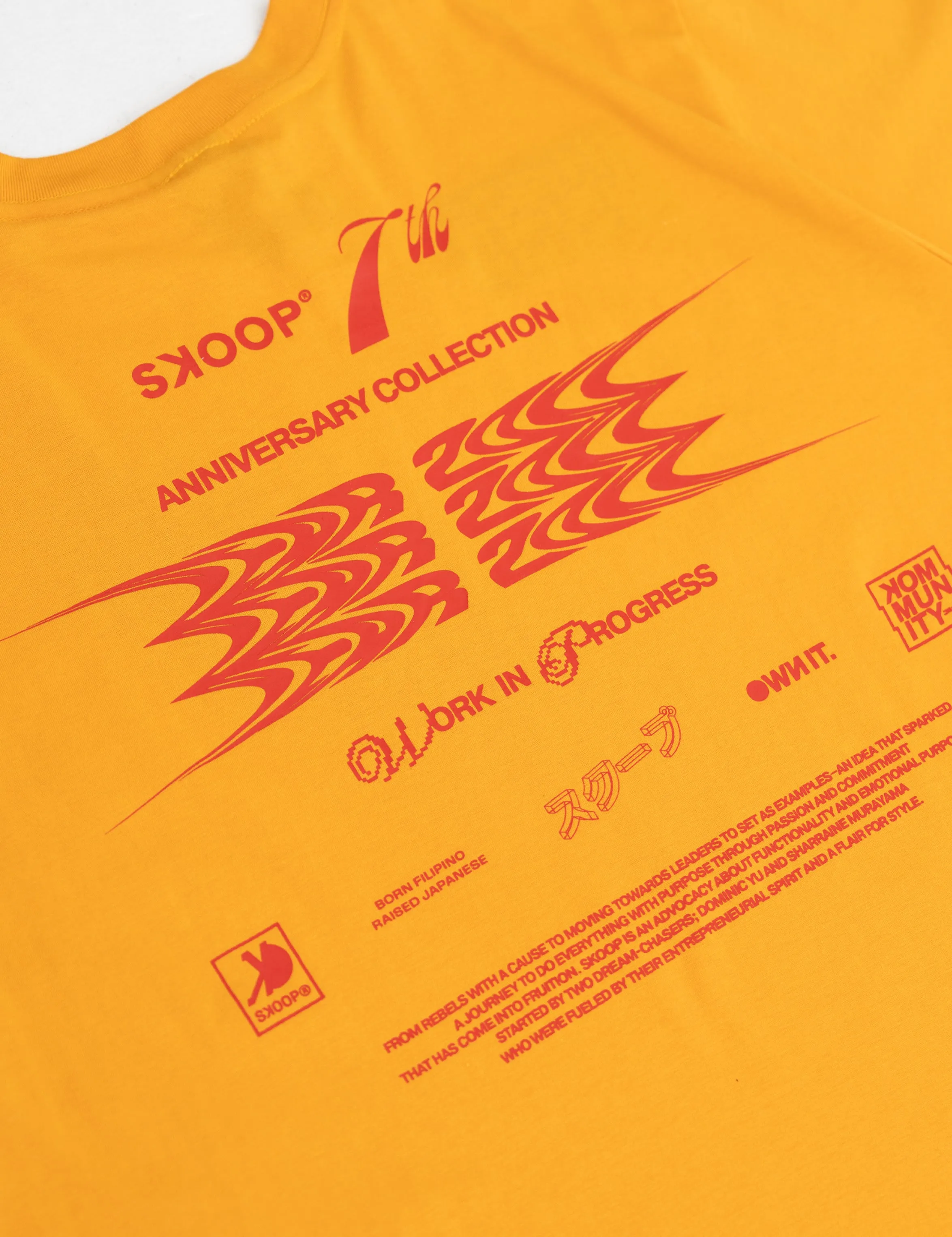 SKOOP® Crewneck Shirt Year 7 Goldenrod