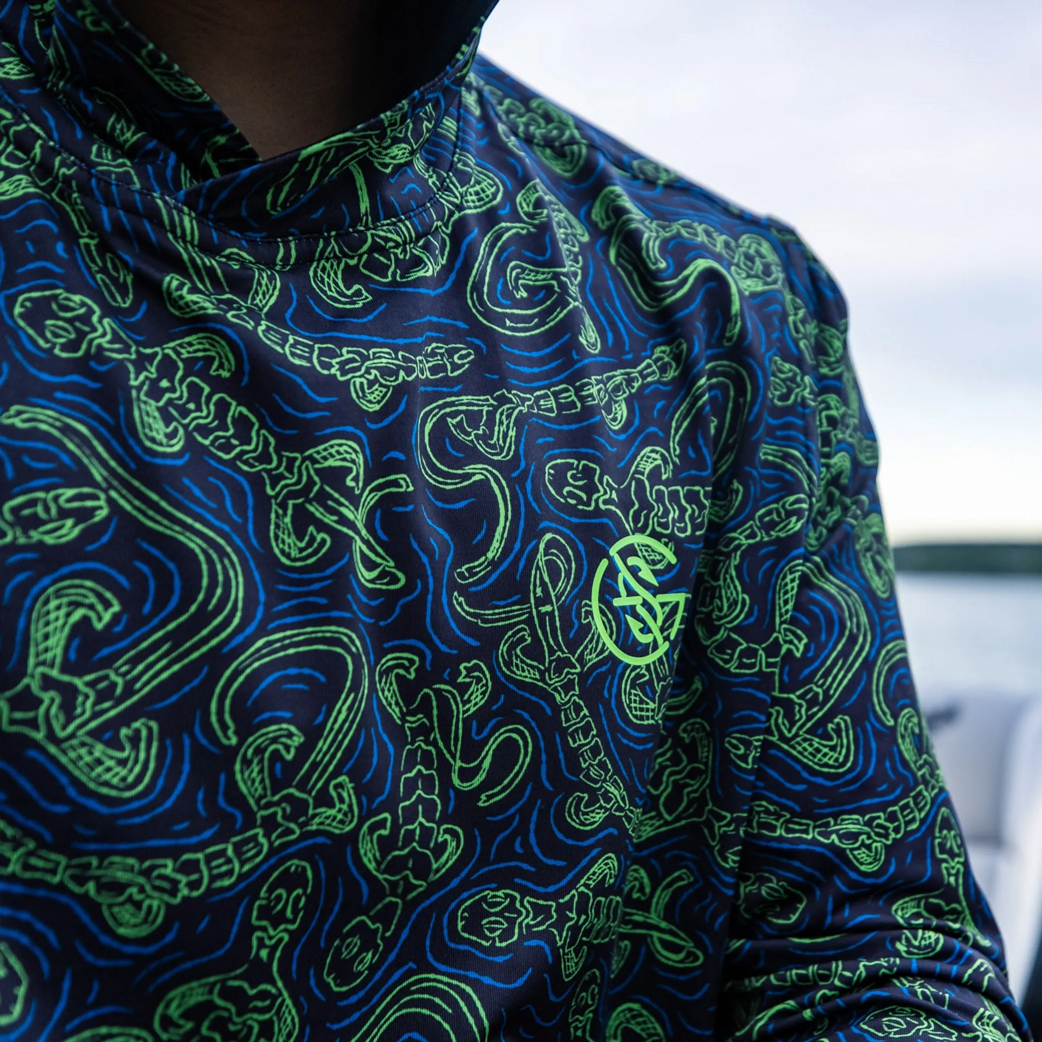 Slizzard Lizard Hooded Long-Sleeve