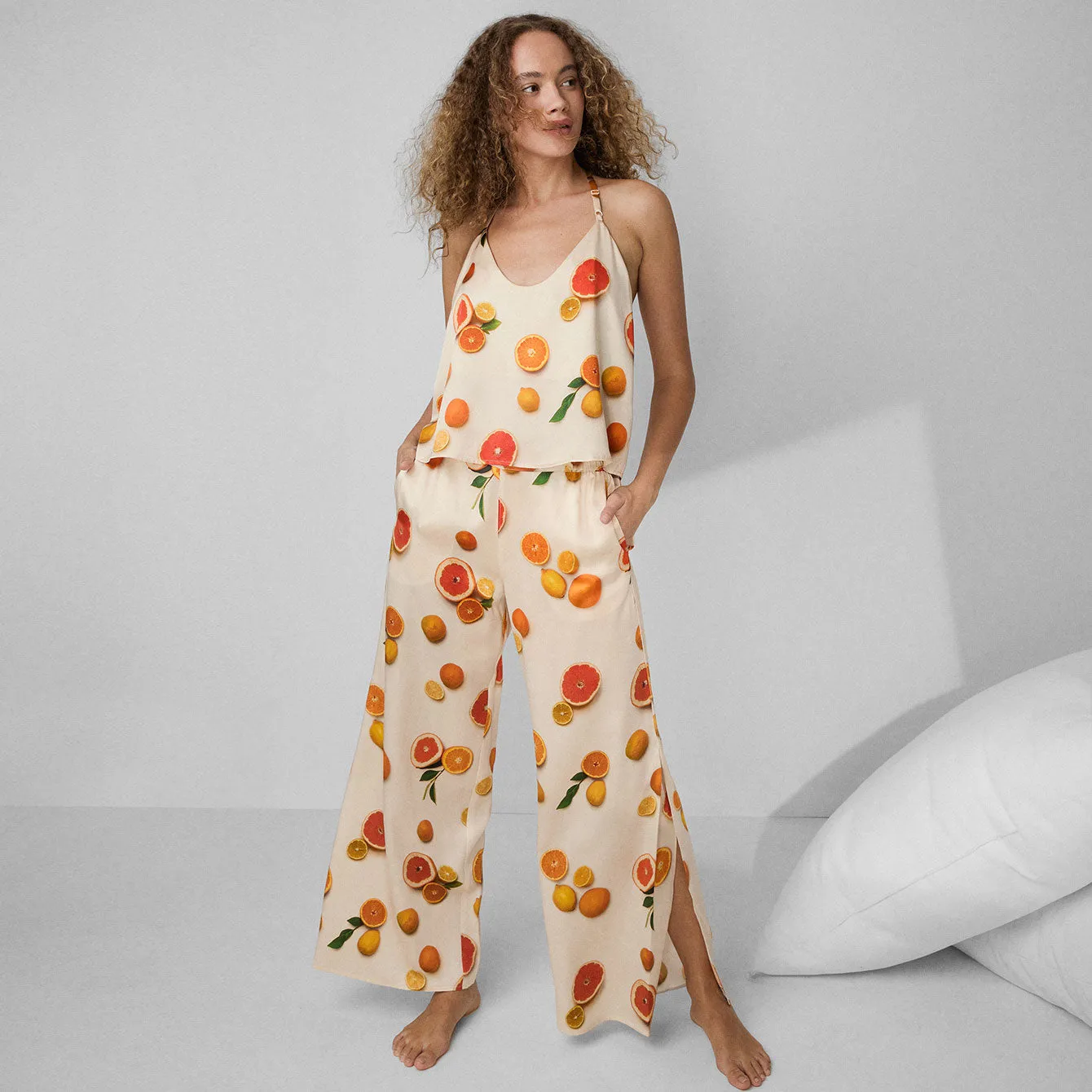 Washable Silk Cami Pant Set