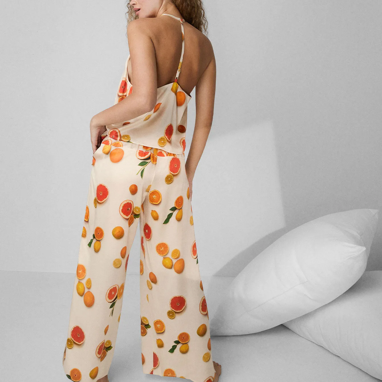 Washable Silk Cami Pant Set