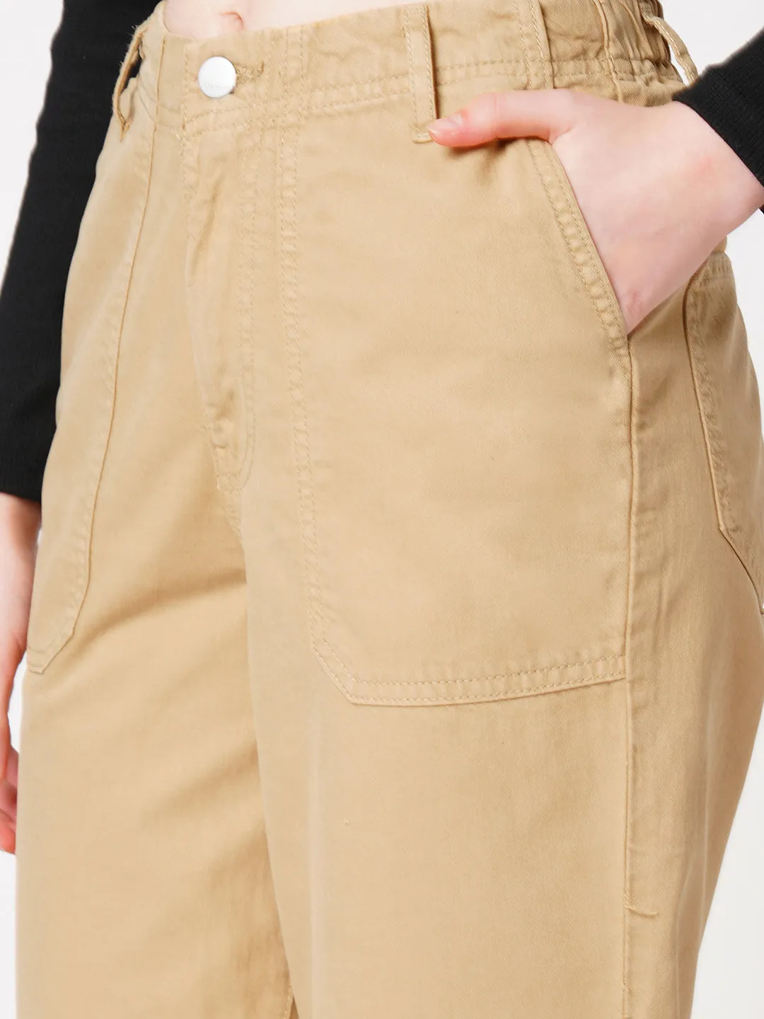 Women High-Rise Loose Straight Jeans