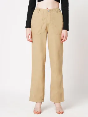 Women High-Rise Loose Straight Jeans