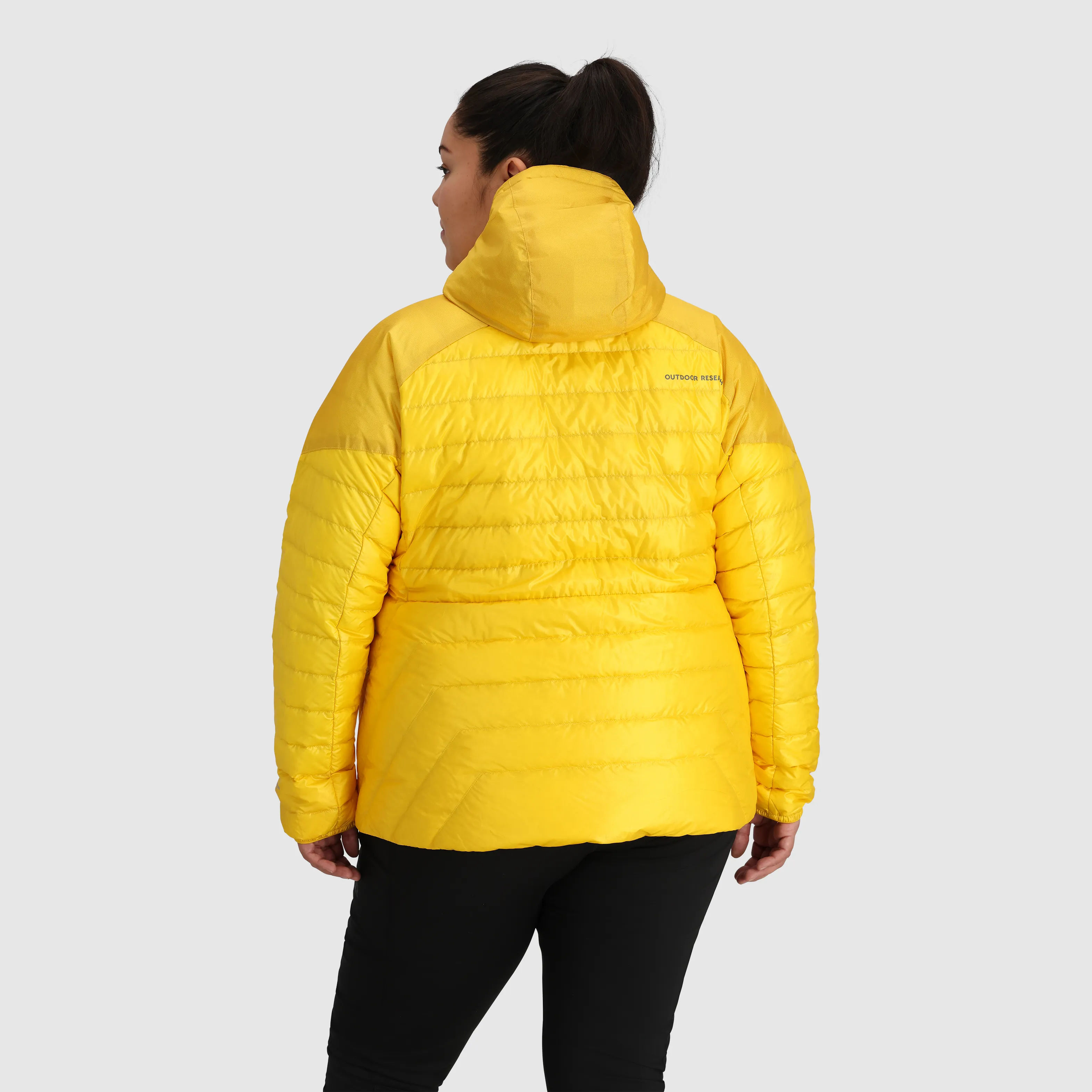 Plus Size Womens Helium Down Hoodie